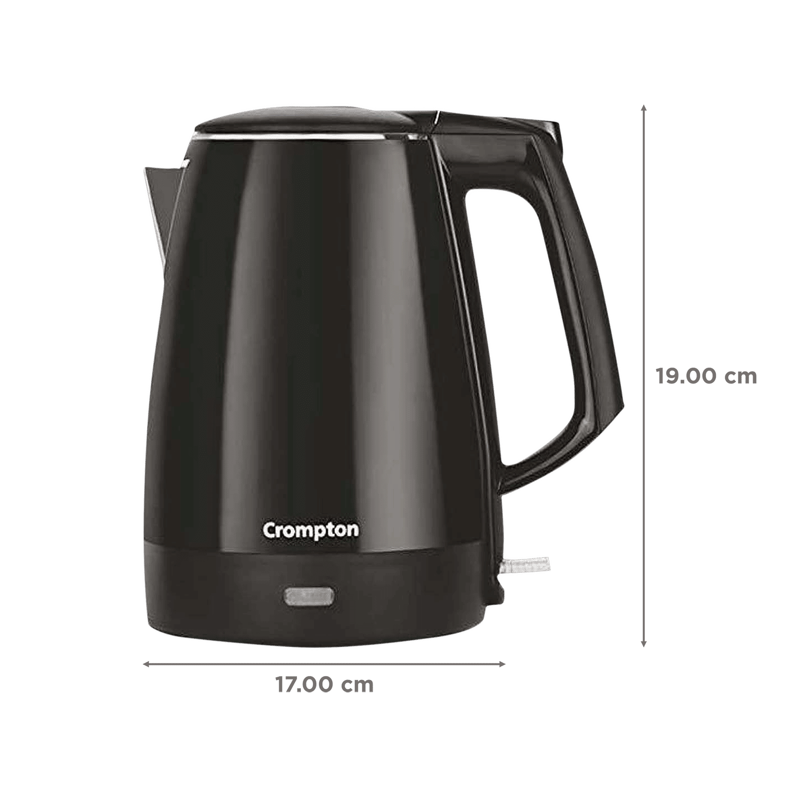 Crompton Activhot 1500 Watt 1.5 Litre Electric Kettle with Auto Shut Off (Black)_2