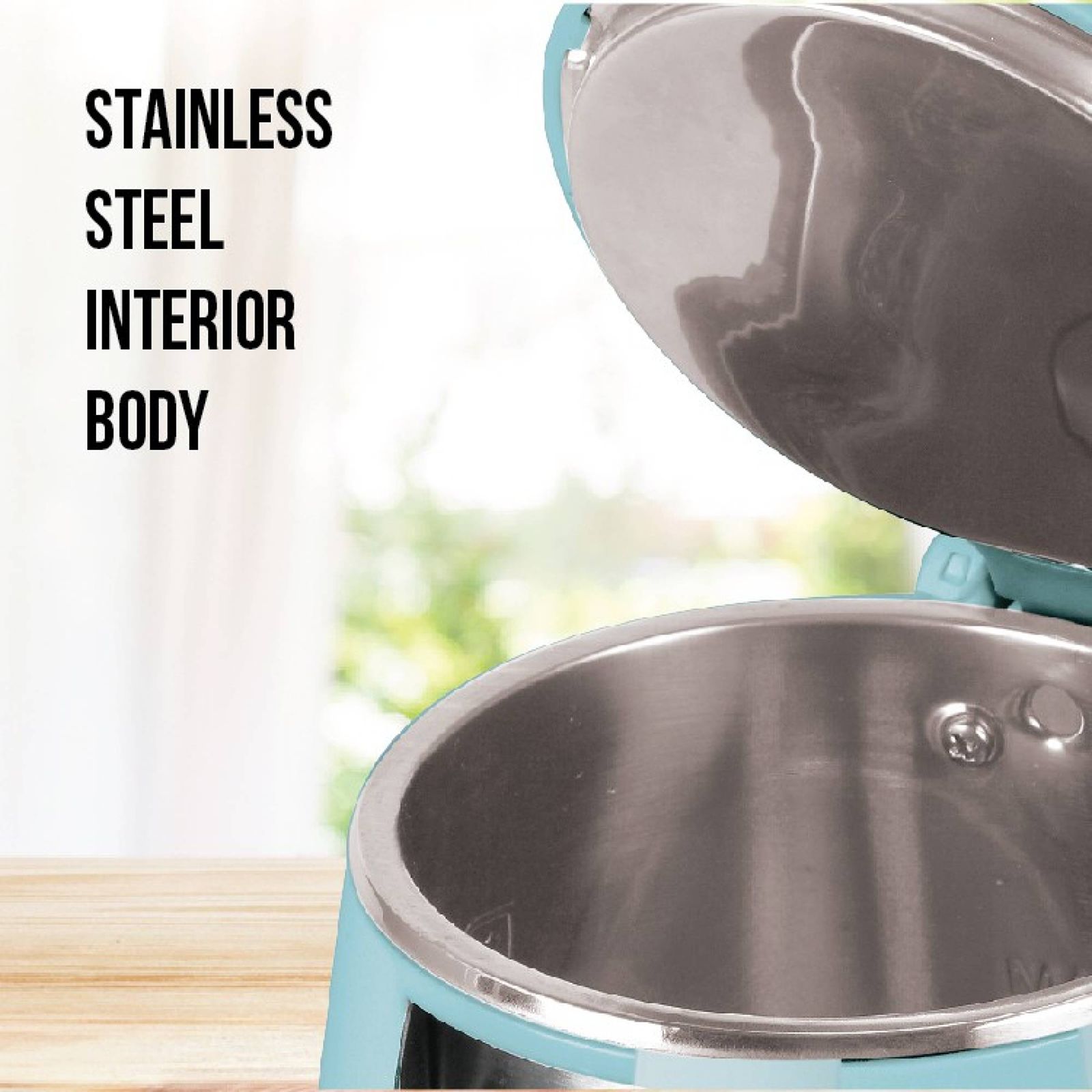 HAVELLS Aqua Plus 1500 Watt 1.2 Litre Electric Kettle with Auto Shut Off (Blue)_5