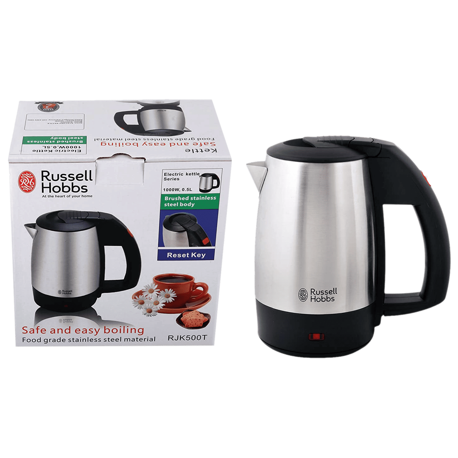 Russell Hobbs 1000 Watt 0.5 Litre Electric Kettle with Auto Shut Off (Silver)_8