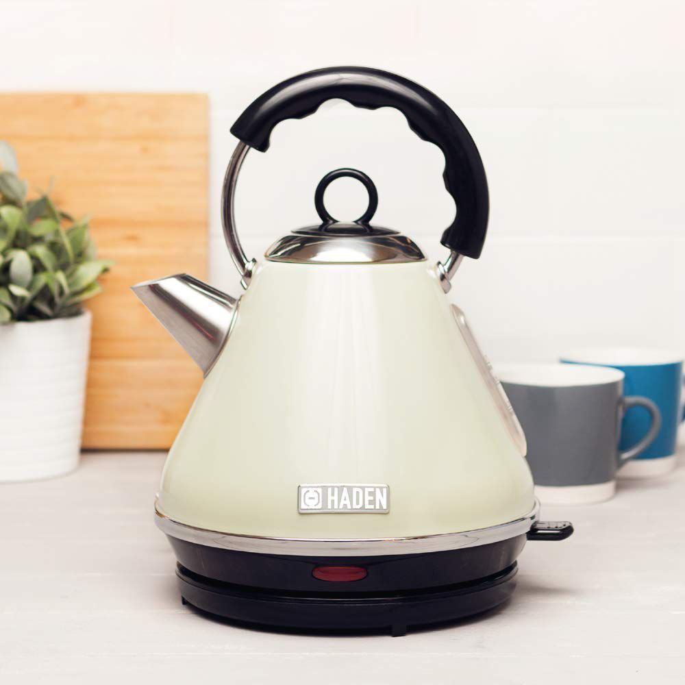 HADEN Boston 3000 Watt 1.7 Litre Electric Kettle with 360 Degree Rotation Base (Cream)_8