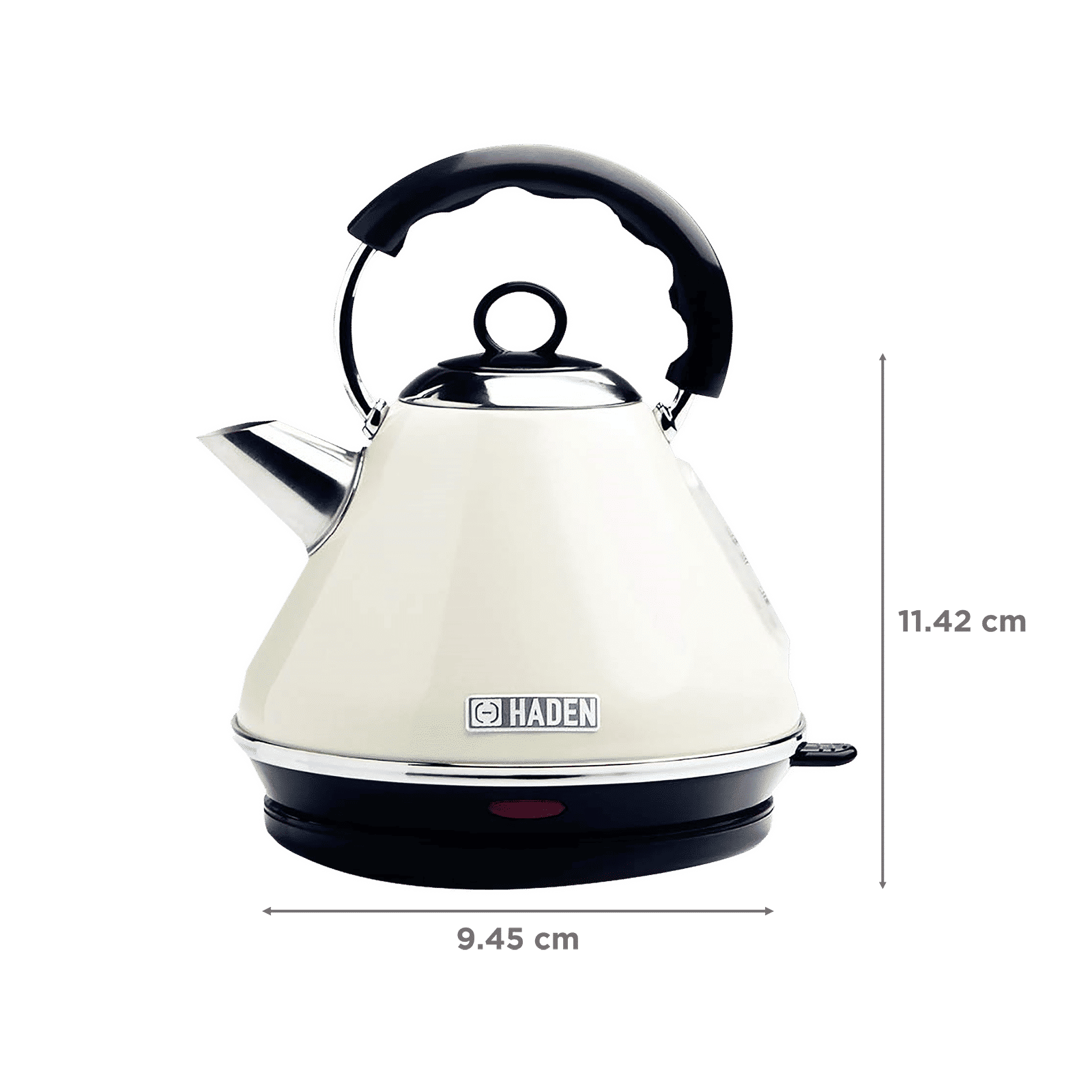 HADEN Boston 3000 Watt 1.7 Litre Electric Kettle with 360 Degree Rotation Base (Cream)_2