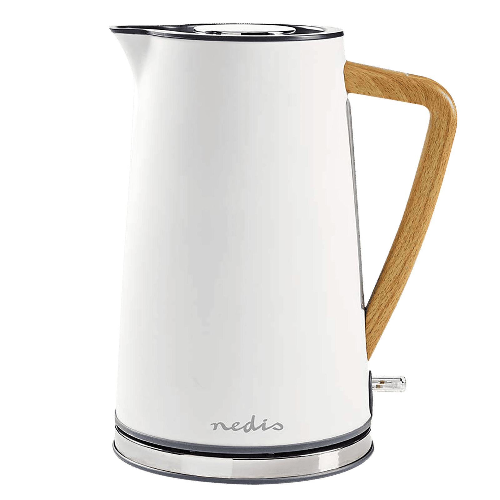 nedis 2200 Watt 1.7 Litre Electric Kettle with Boil Dry Protection (White)_1