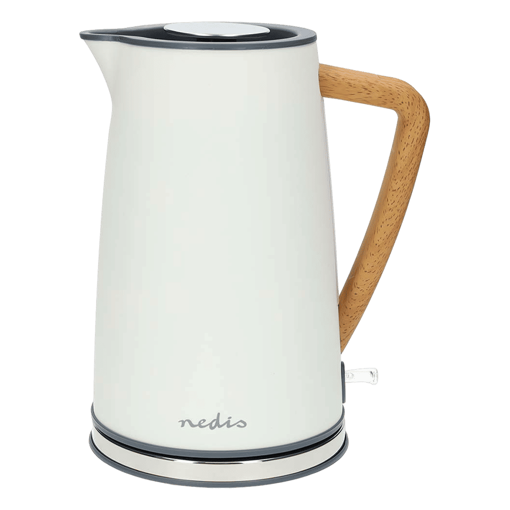 nedis 2200 Watt 1.7 Litre Electric Kettle with Boil Dry Protection (White)_9