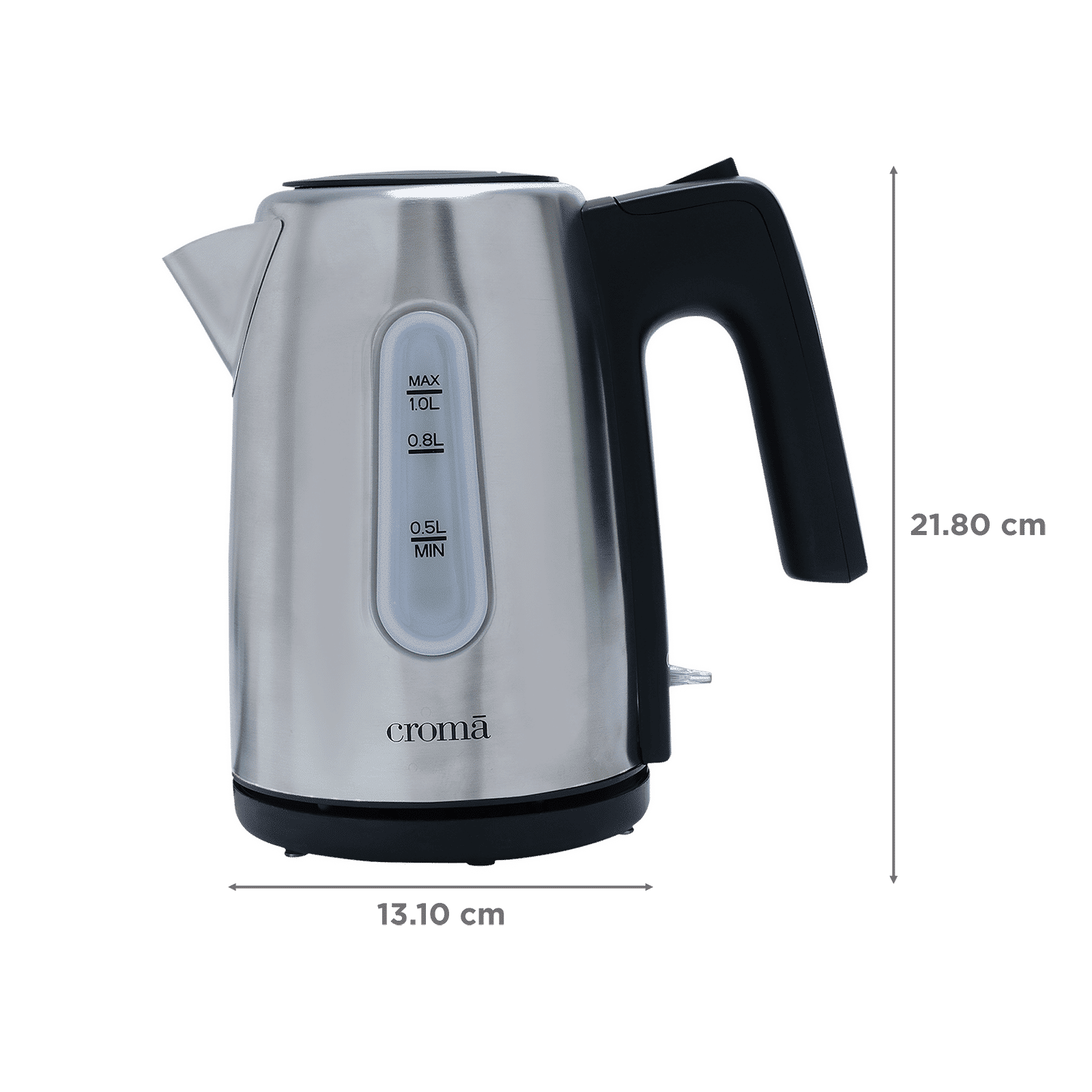 Croma 1200 Watt 1 Litre Electric Kettle with Auto Shut Off (Black)_2