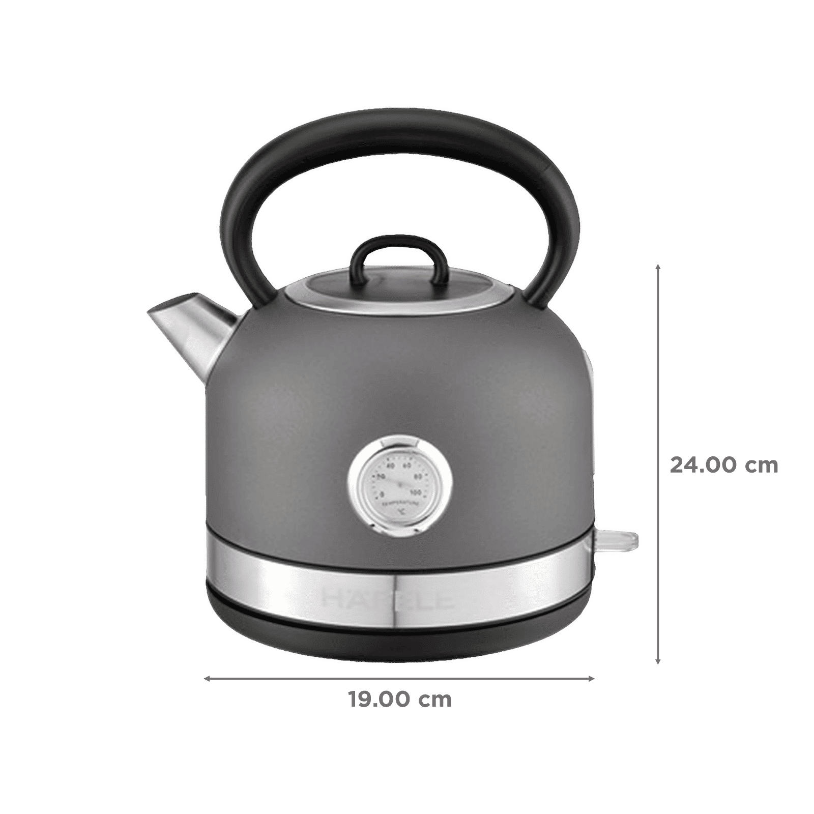 HAFELE Dome 2150 Watt 1.7 Litre Electric Kettle with Auto Shut Off (Grey)_2