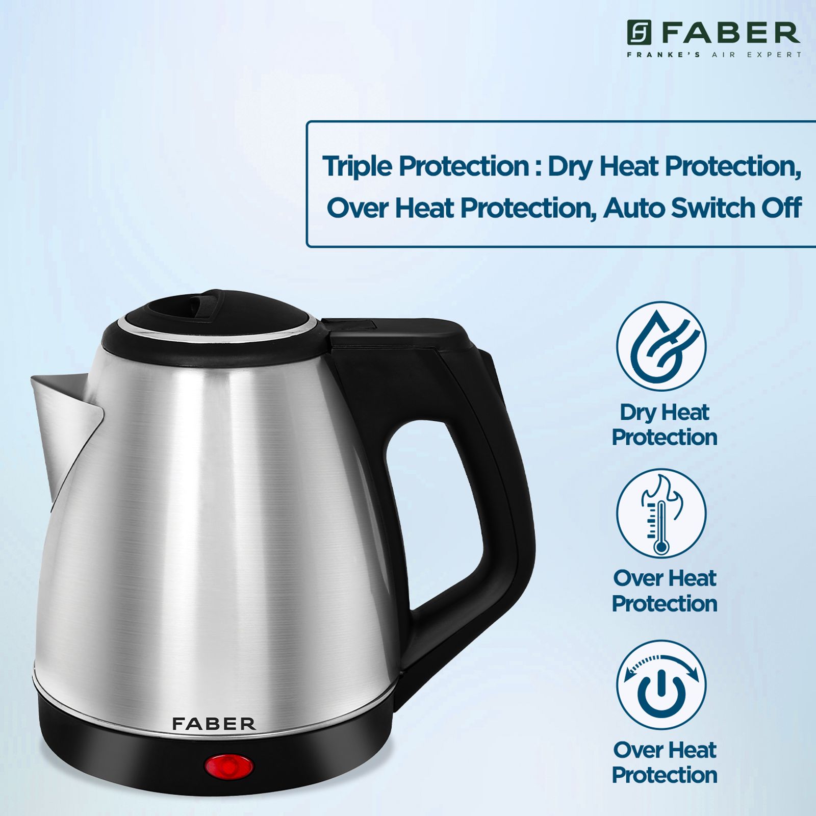 FABER FK 1500 Watt 1.5 Litre Electric Kettle with Auto Shut Off (Steel)_7