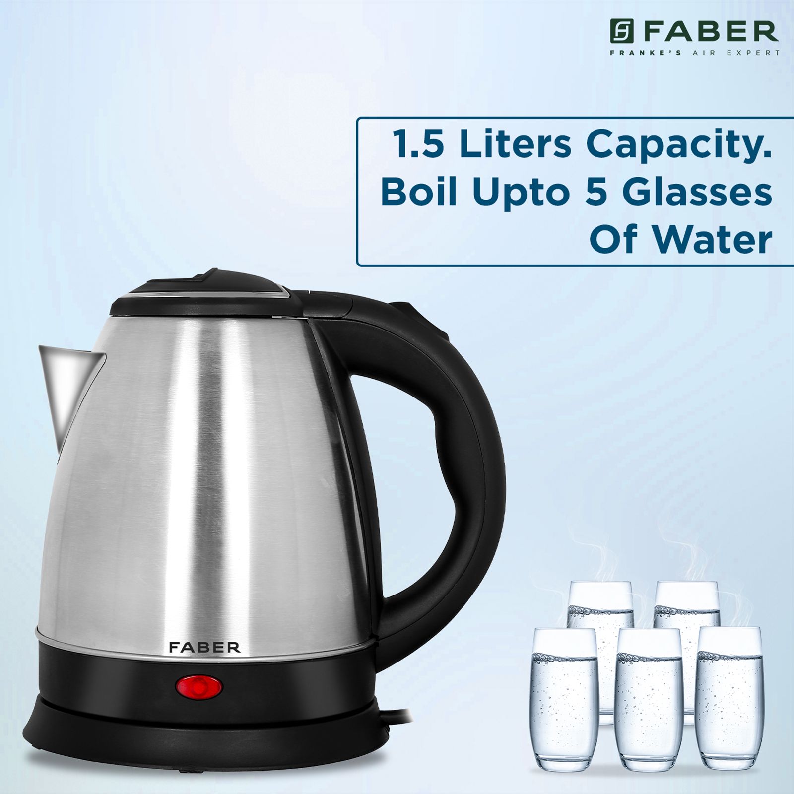 FABER FK 1500 Watt 1.5 Litre Electric Kettle with Auto Shut Off (Steel)_11