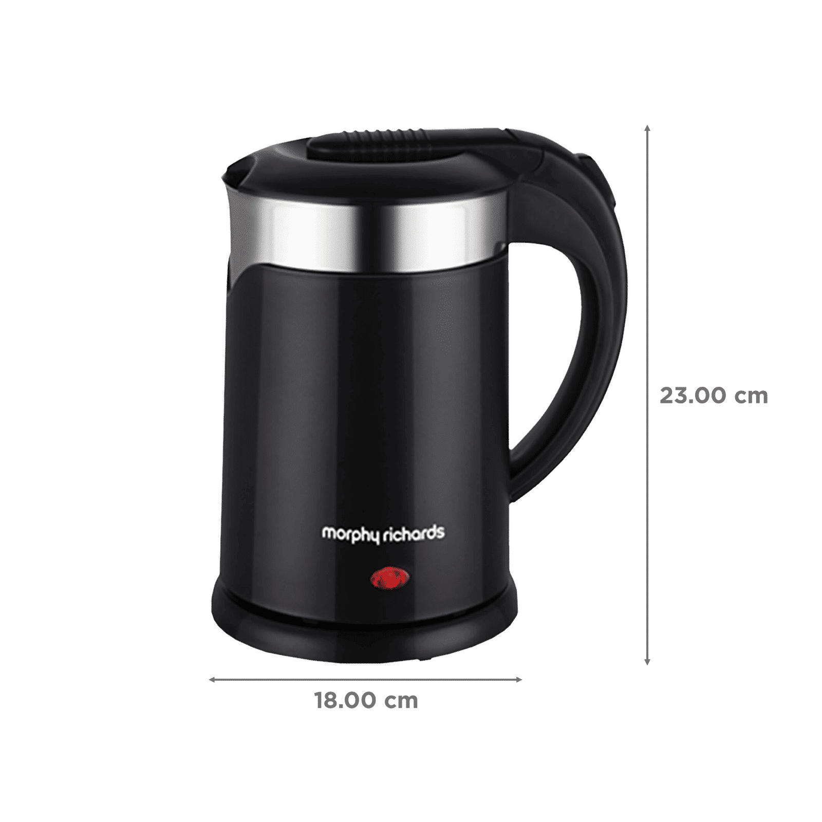 morphy richards Beauty 1000 Watt 1.2 Litre Electric Kettle with Auto Shut Off (Black)_2