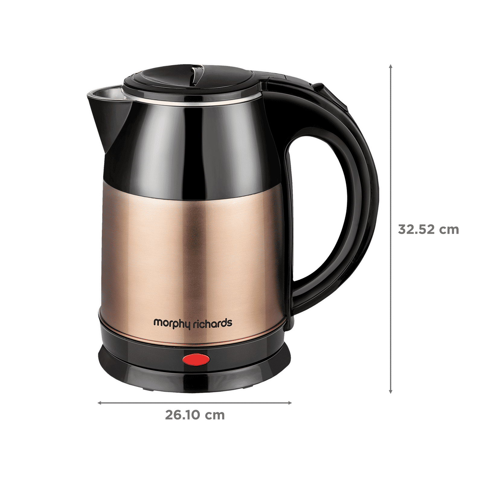 morphy richards Radiant 1500 Watt 1.8 Litre Electric Kettle with Auto Shut Off (Copper/Black)_2