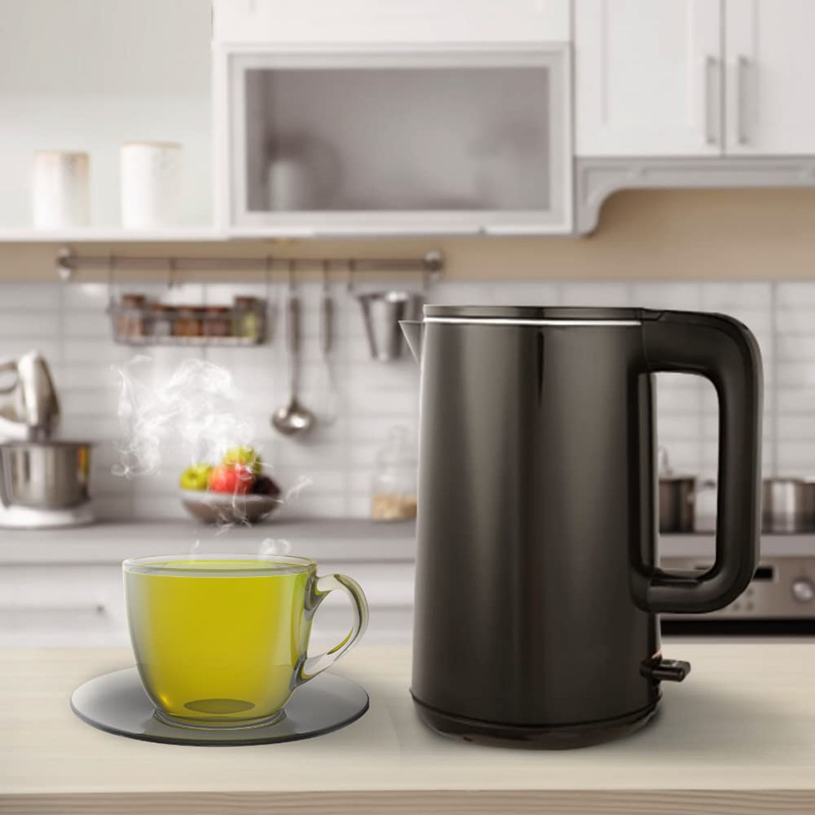 SHARP 2200 Watt 1.5 Litre Electric Kettle with Auto Shut Off (Black)_9