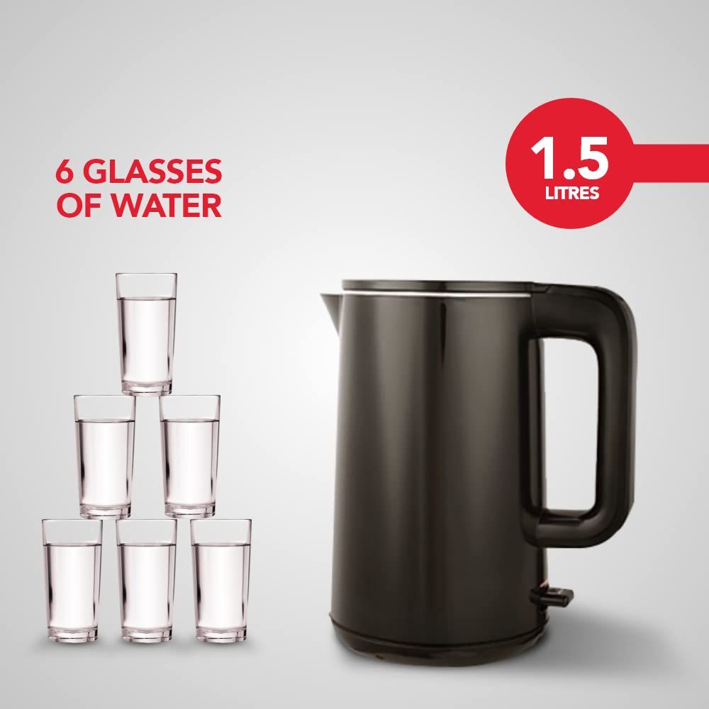 SHARP 2200 Watt 1.5 Litre Electric Kettle with Auto Shut Off (Black)_10