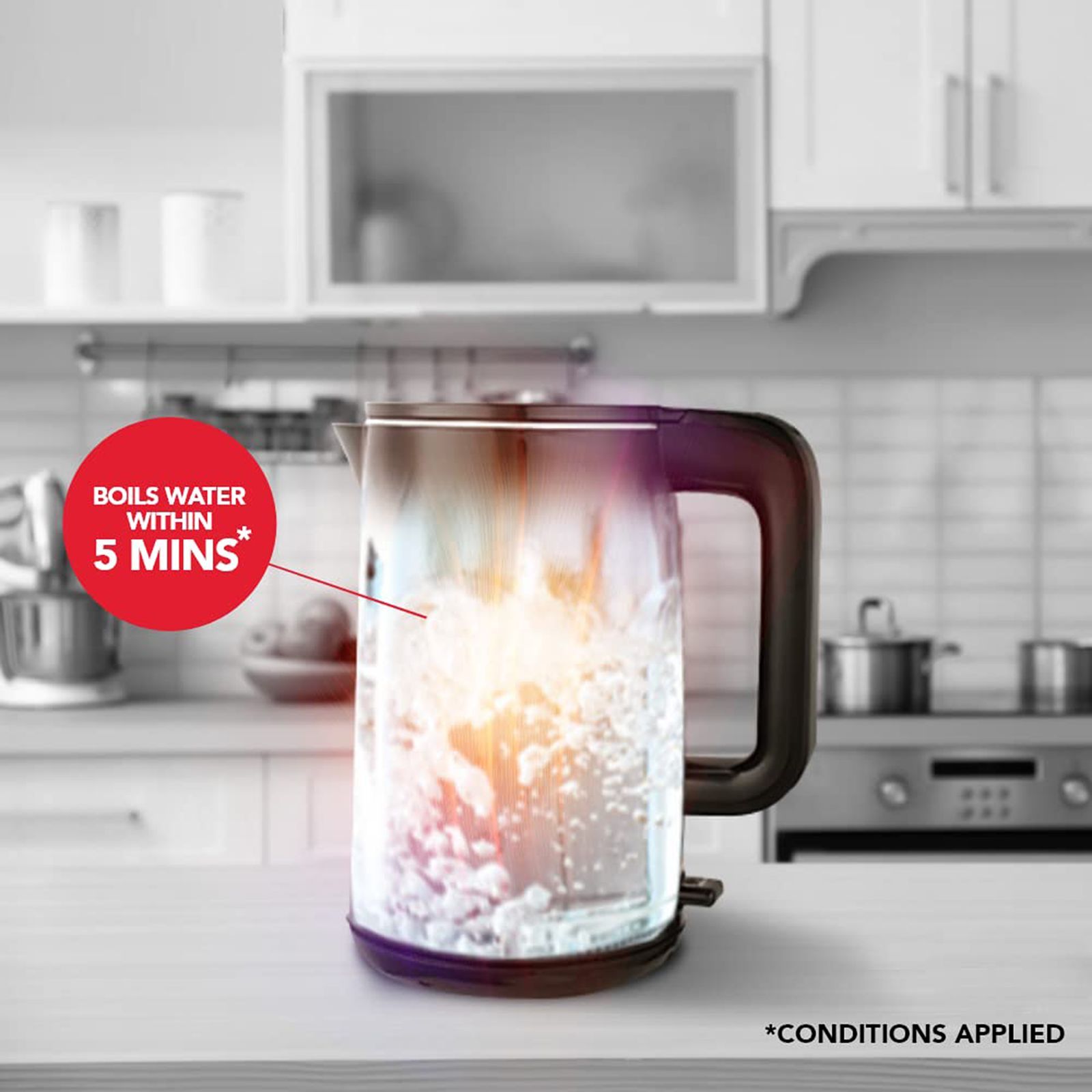 SHARP 2200 Watt 1.5 Litre Electric Kettle with Auto Shut Off (Black)_11