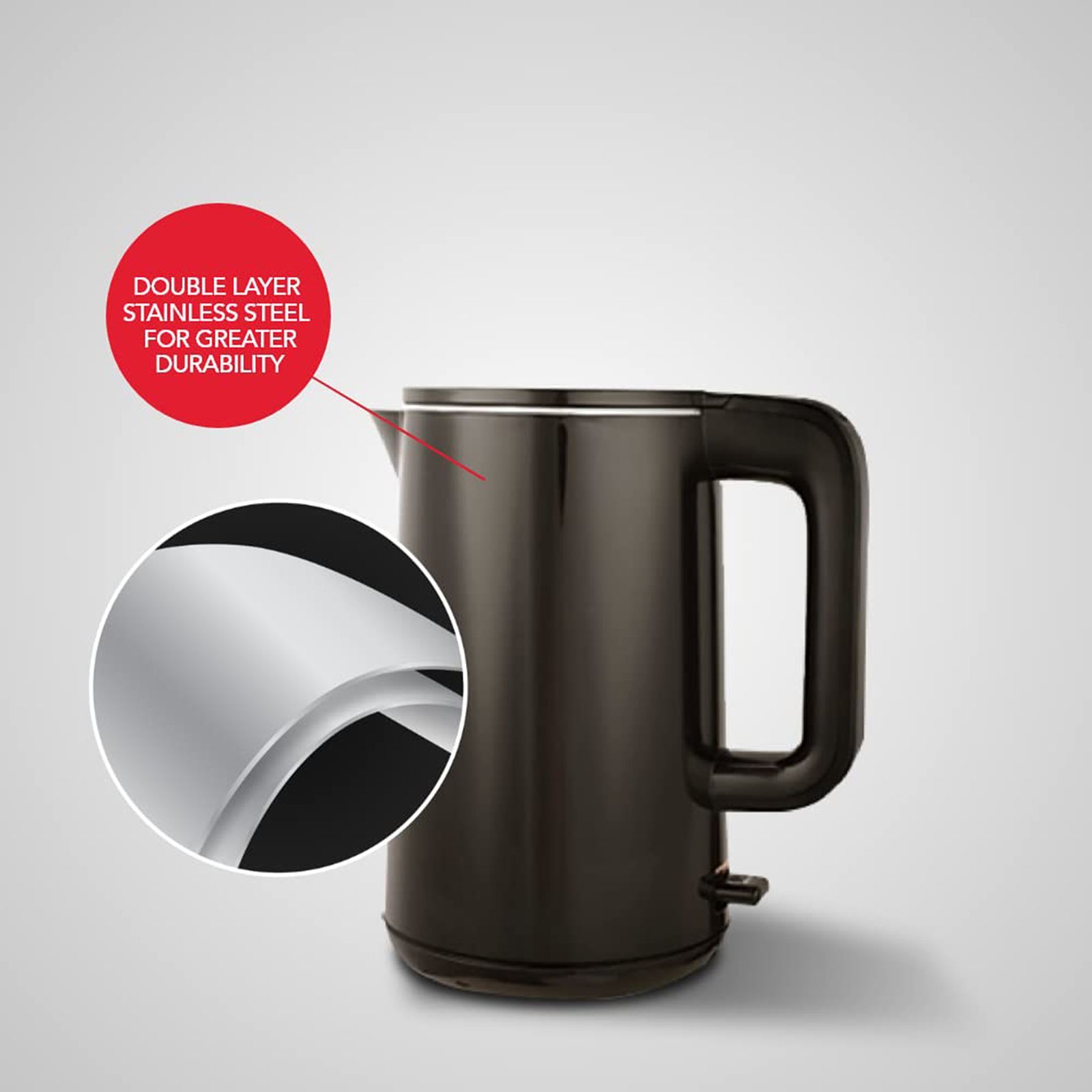 SHARP 2200 Watt 1.5 Litre Electric Kettle with Auto Shut Off (Black)_12