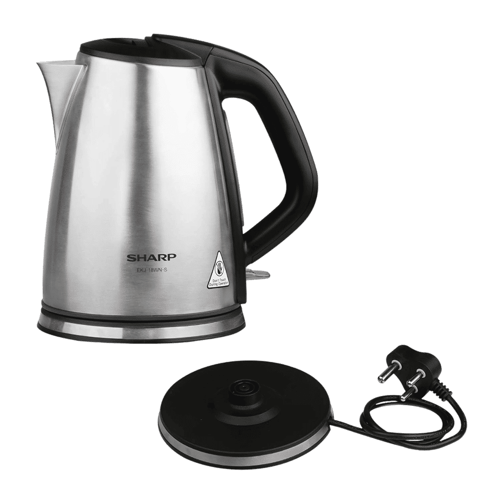 SHARP EKJ-18WN-S 2200 Watt 1.8 Litre Electric Kettle with Auto Shut Off (Silver)_14