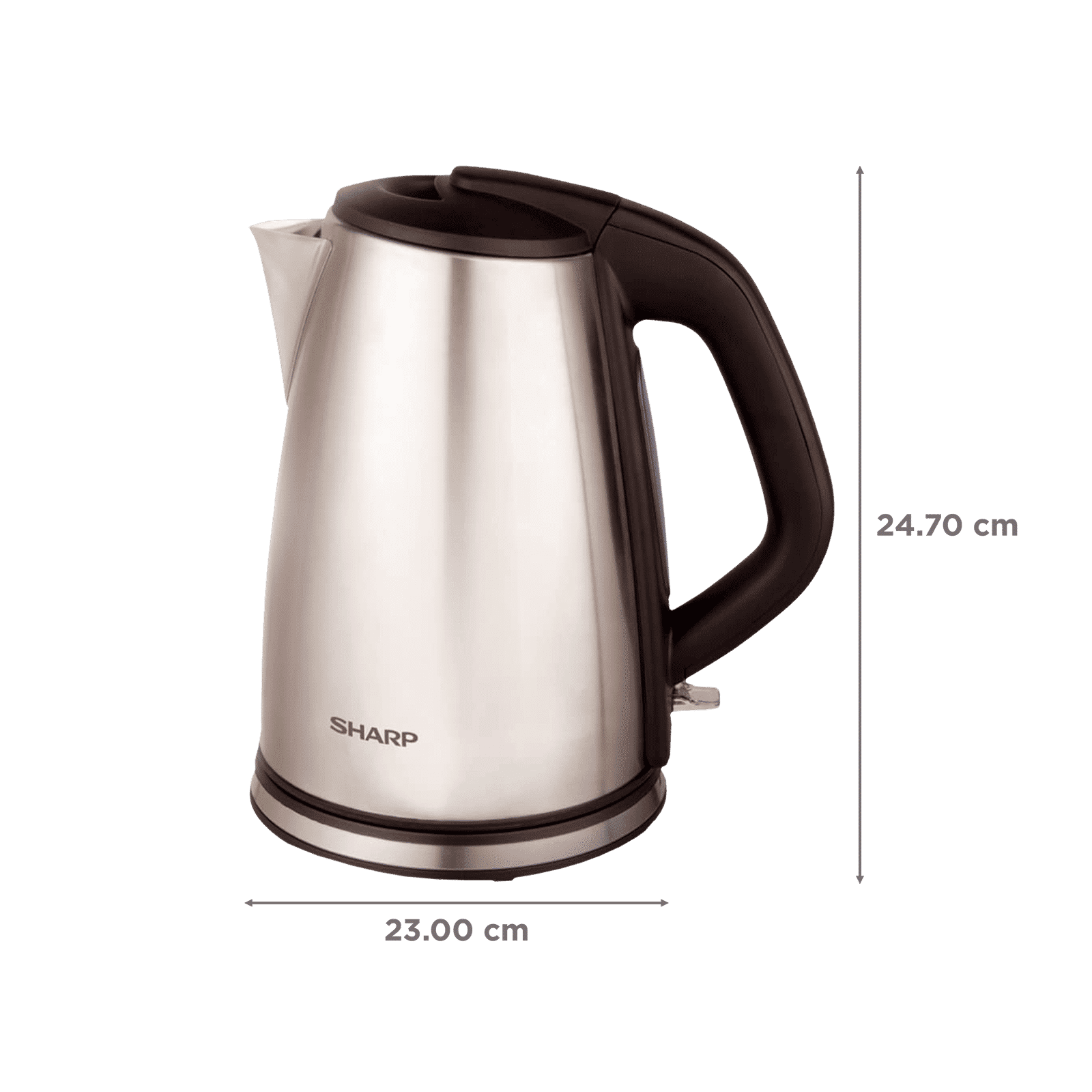 SHARP EKJ-18WN-S 2200 Watt 1.8 Litre Electric Kettle with Auto Shut Off (Silver)_2
