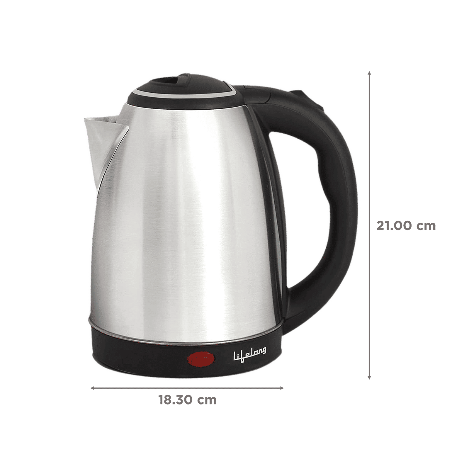 Lifelong LLEK15 1500 Watt 1.5 Litre Electric Kettle with 360 Degree Rotation Base (Silver) Lifelong LLEK15 1500 Watt 1.5 Litre Electric Kettle with 360 Degree Rotation Base (Silver)_2