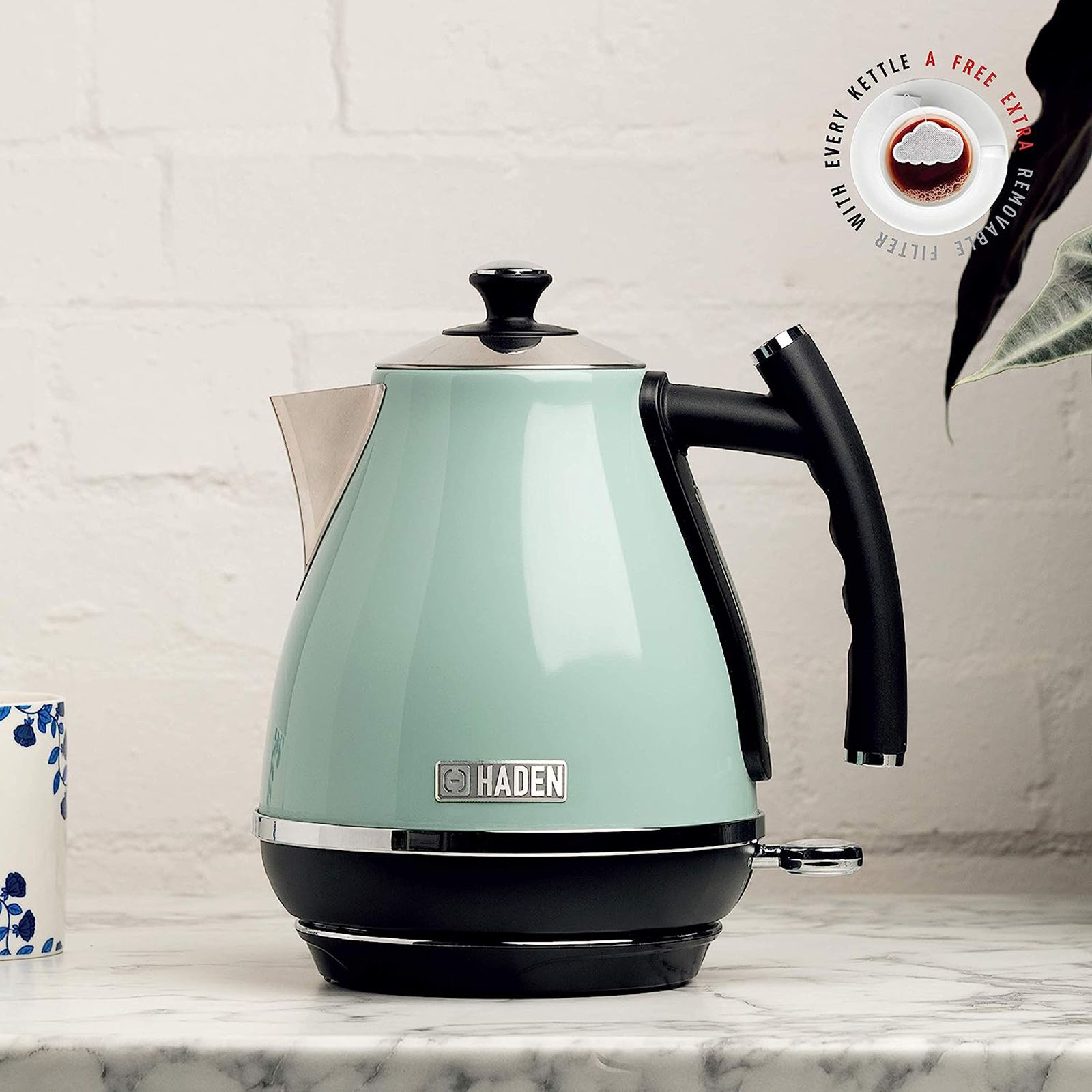 HADEN Cotswold 3000 Watt 1.7 Litre Electric Kettle with Auto Shut Off (Sage Green)_14