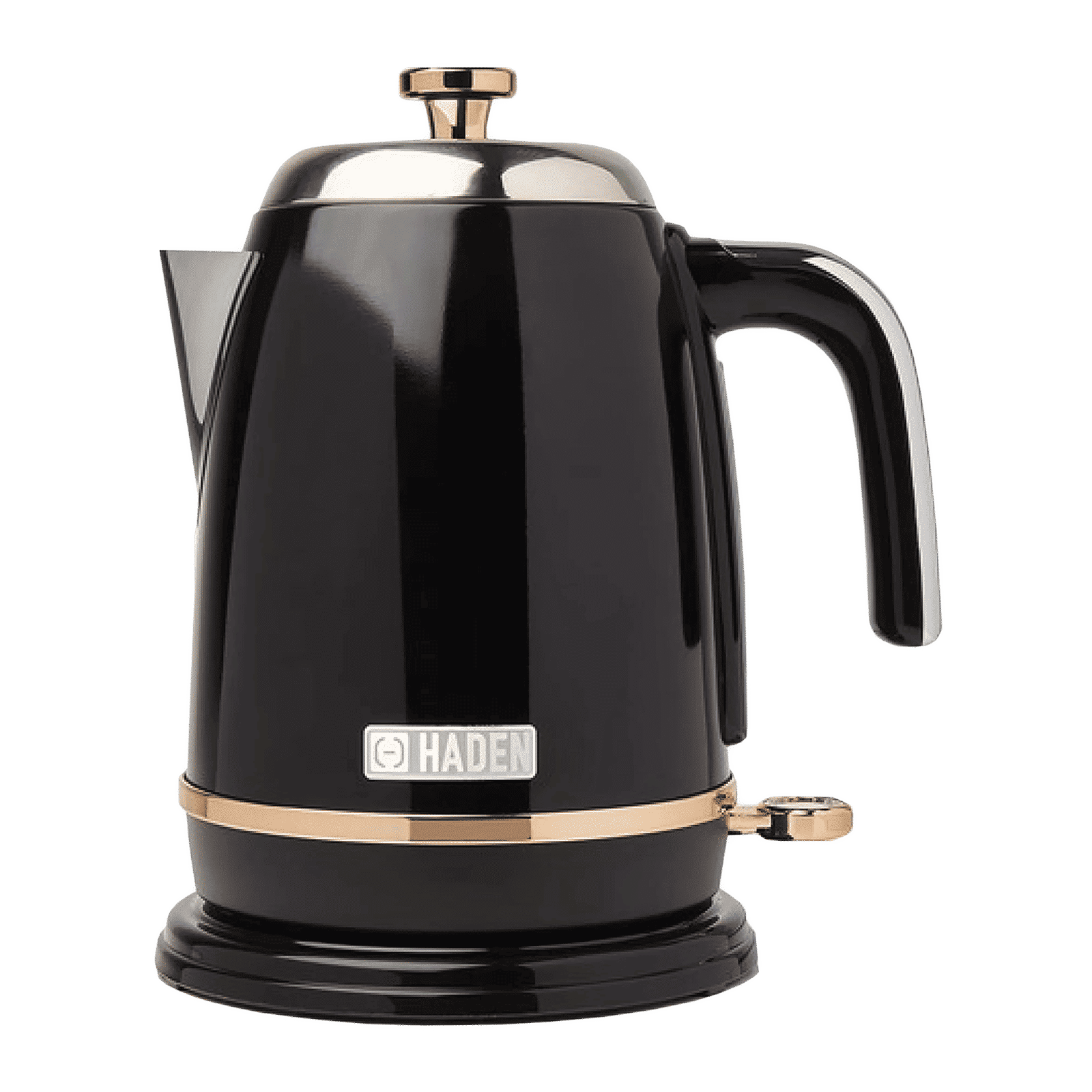 HADEN Salcombe 1000 Watt 1.7 Litre Electric Kettle with Auto Shut Off (Black)_1