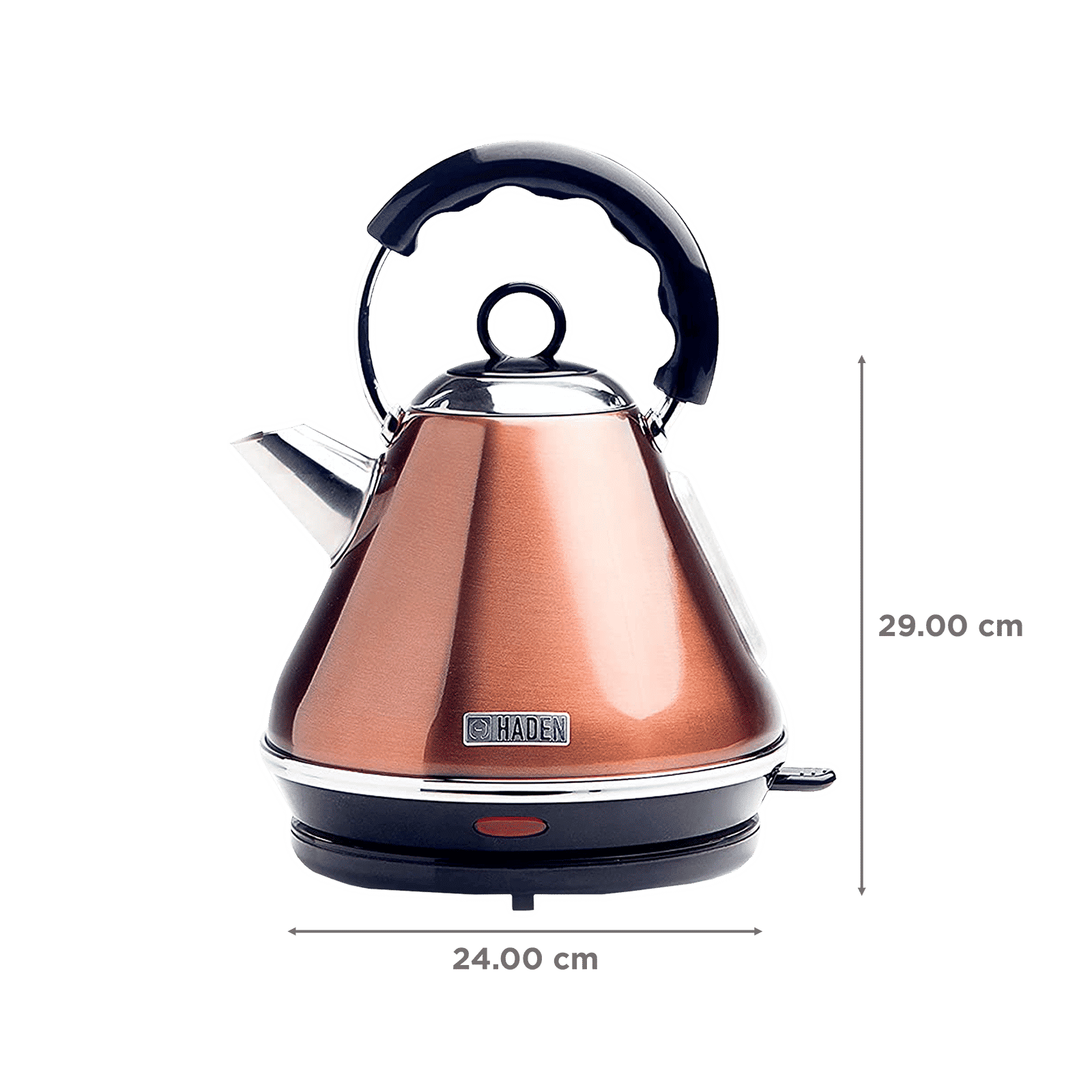 HADEN Boston 3000 Watt 1.7 Litre Electric Kettle with Water Level Indicator (Copper) HADEN Boston 3000 Watt 1.7 Litre Electric Kettle with Water Level Indicator (Copper)_2