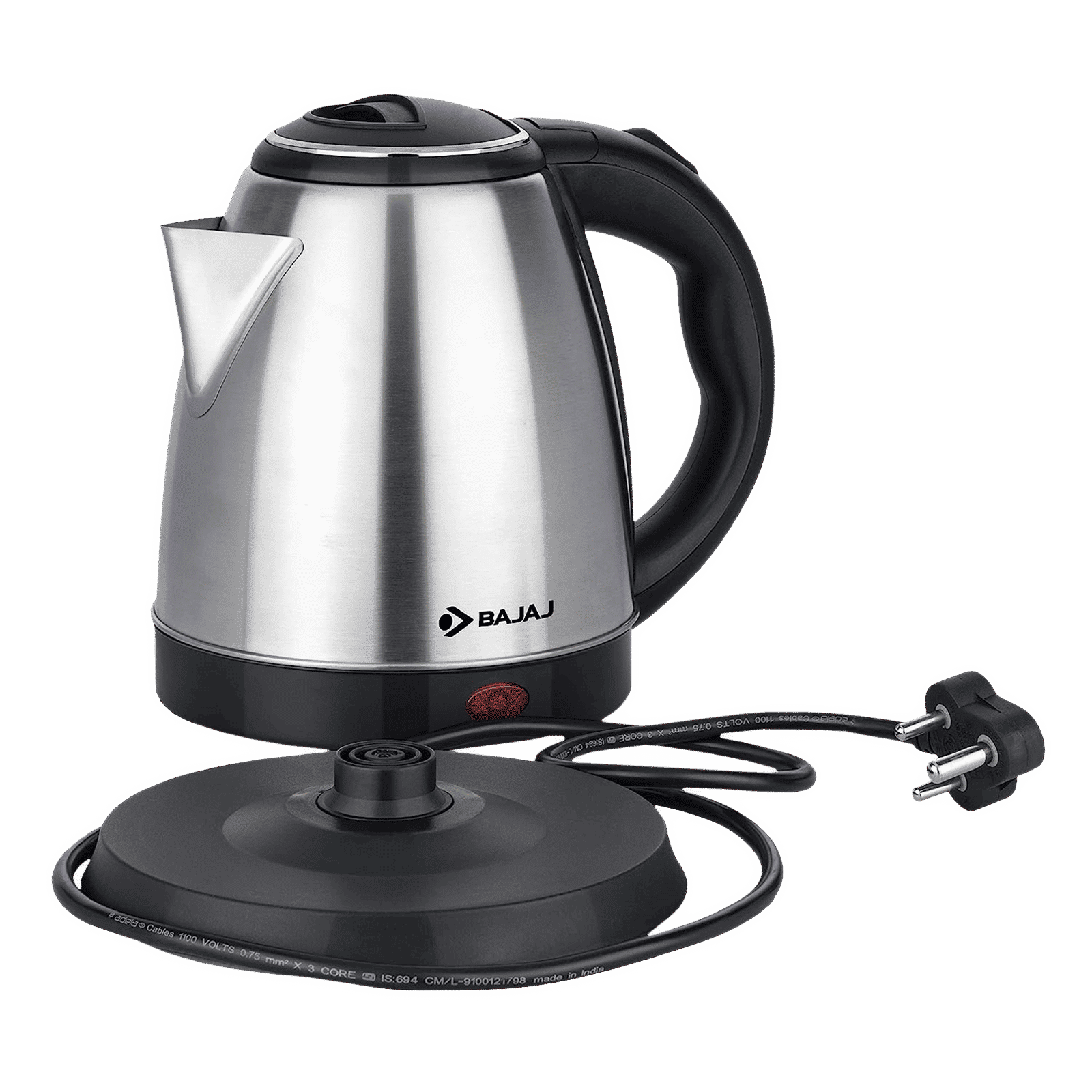 BAJAJ KTX DLX 1500 Watt 1.5 Litre Electric Kettle with Auto Shut Off (Black) BAJAJ KTX DLX 1500 Watt 1.5 Litre Electric Kettle with Auto Shut Off (Black)_13