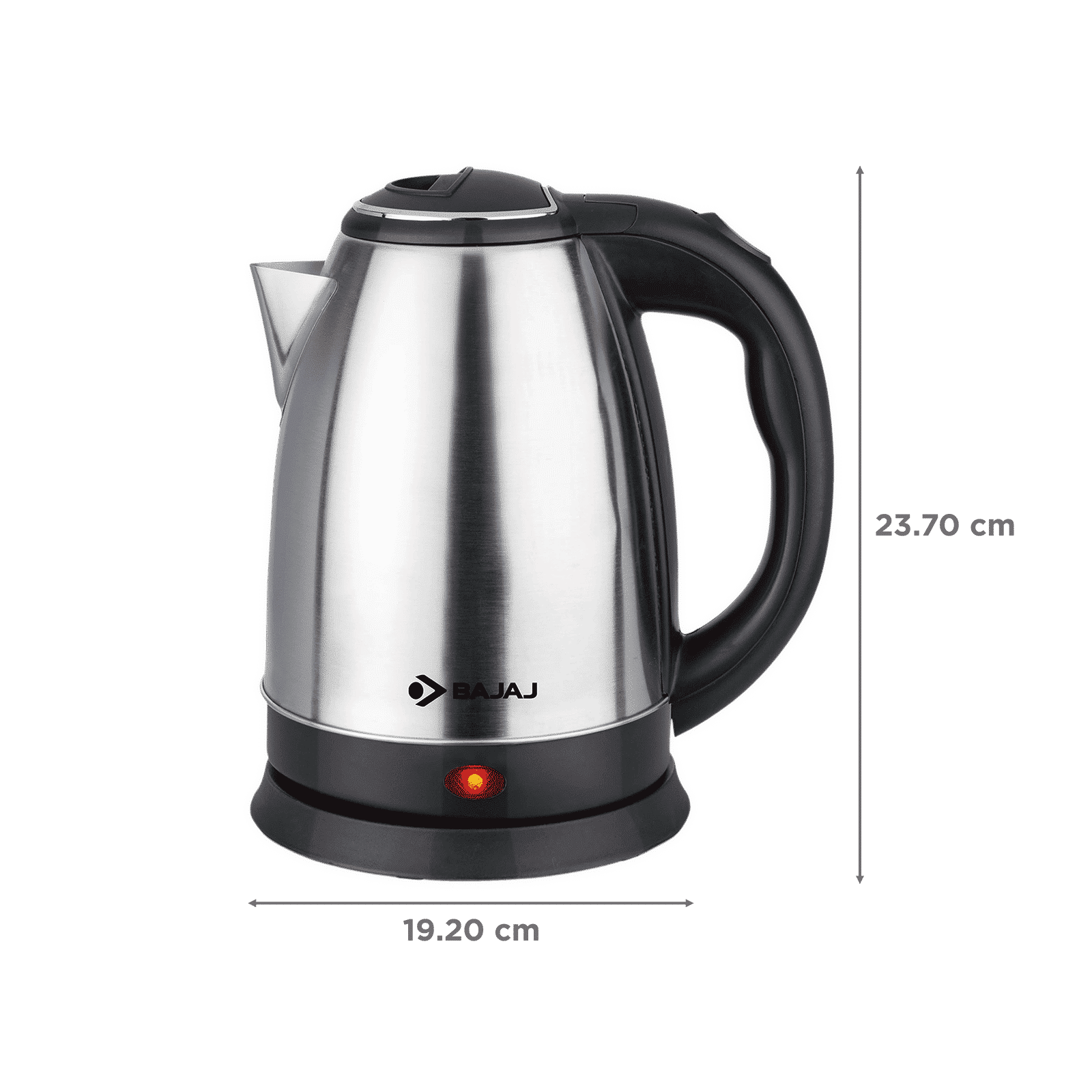 BAJAJ KTX 1500 Watt 1.8 Litre Electric Kettle with Concealed Heating Element (Black)_2