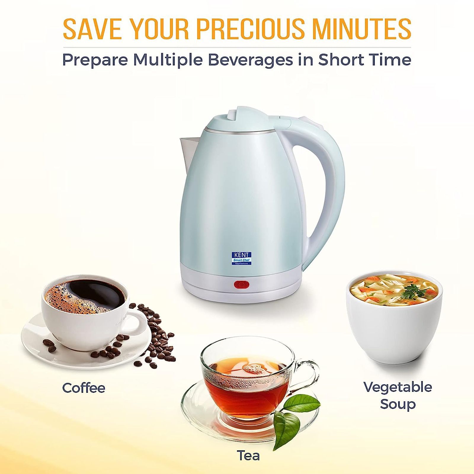 KENT Amaze 1500 Watt 1.8 Litre Electric Kettle with 360 Degree Rotation Base (White) KENT Amaze 1500 Watt 1.8 Litre Electric Kettle with 360 Degree Rotation Base (White)_6