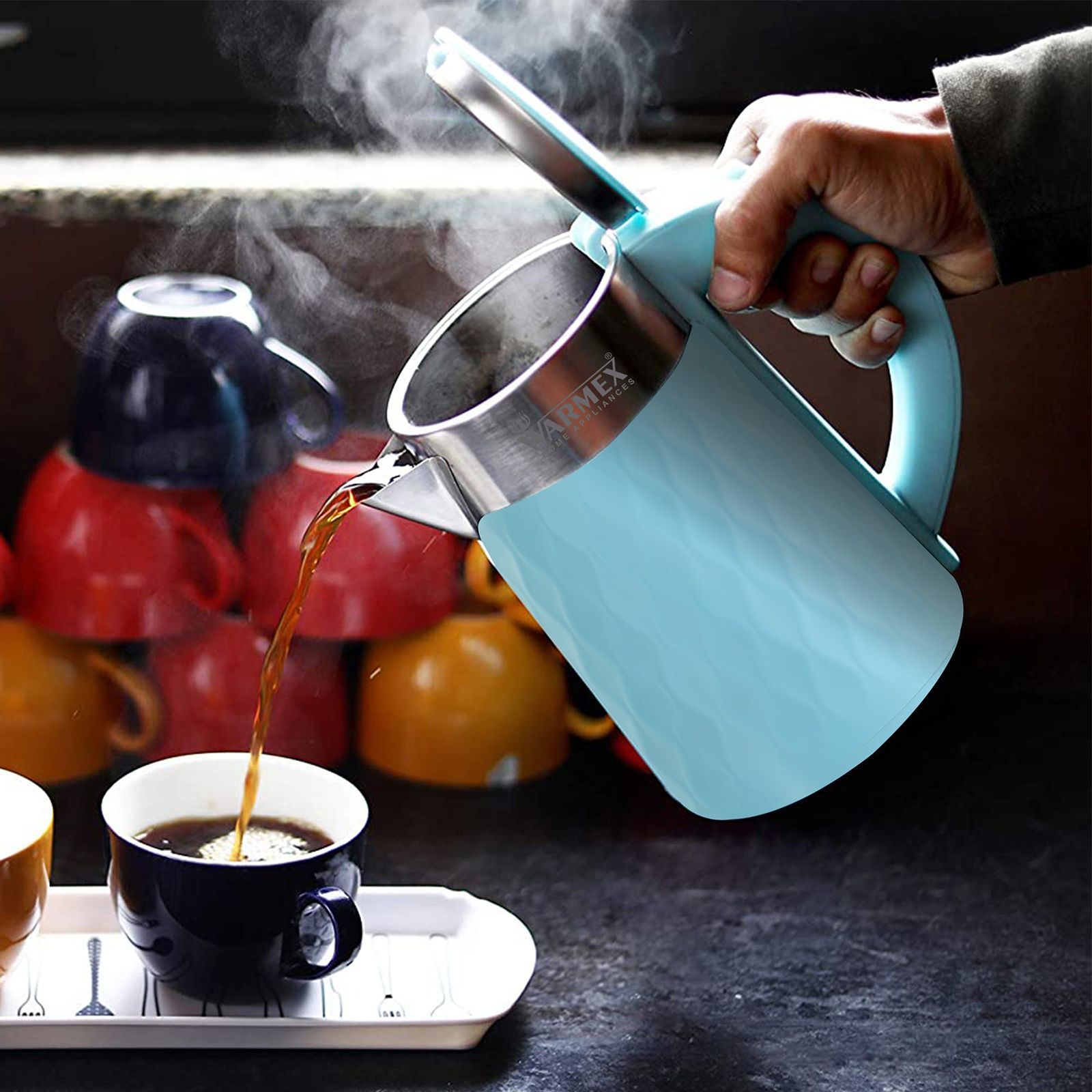 WARMEX Boil & Serve 09 1500 Watt 1.8 Litre Electric Kettle with Auto Shut Off (Blue)_5