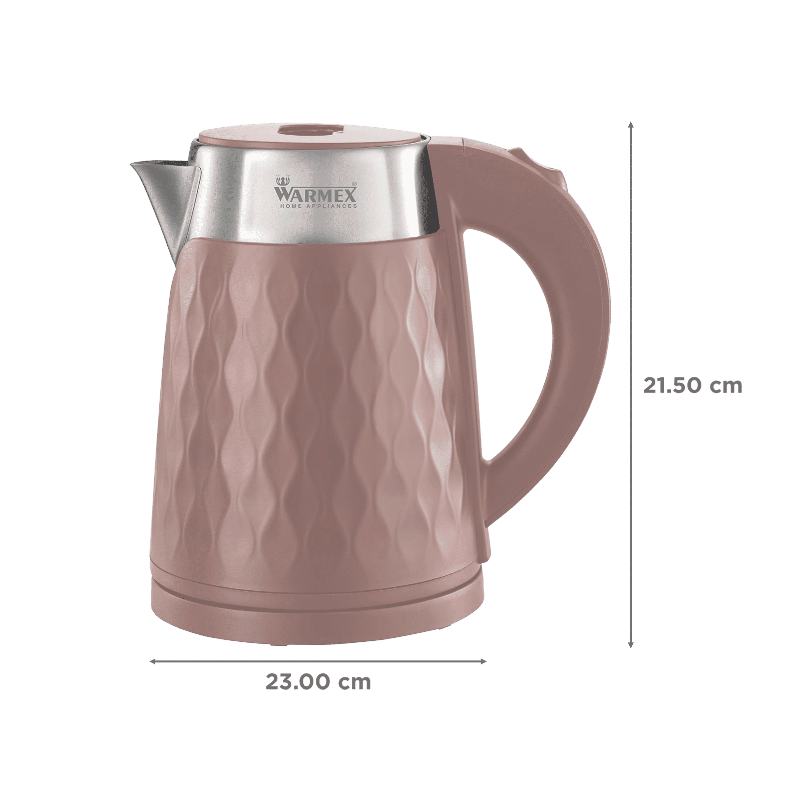 WARMEX Boil & Serve 09 1500 Watt 1.8 Litre Electric Kettle with Auto Shut Off (Cocoa Brown)_2