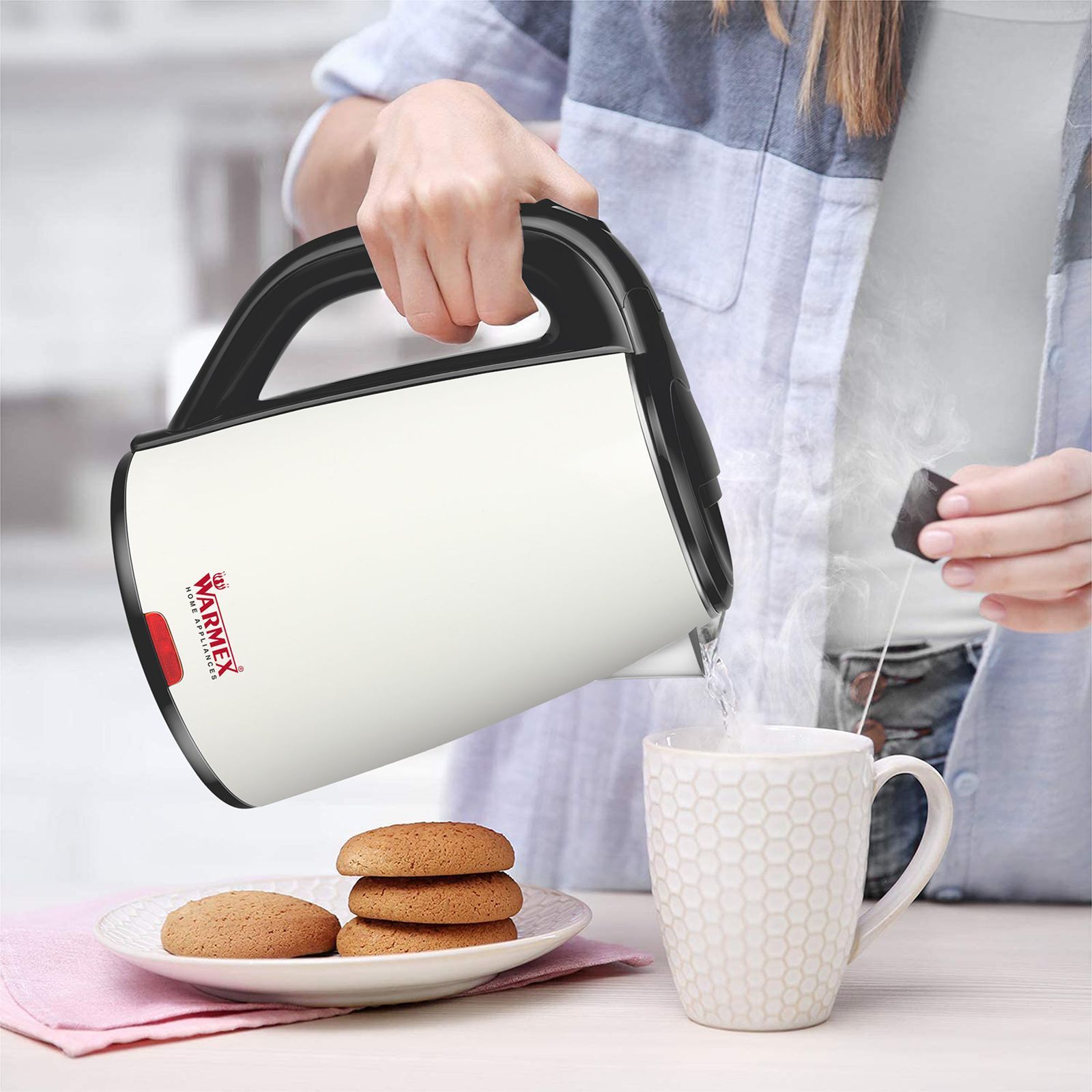 WARMEX Boil & Serve 99 1500 Watt 1.8 Litre Electric Kettle with Auto Shut Off (White)_11