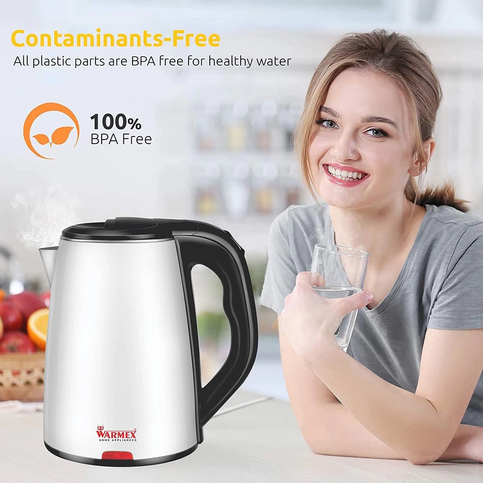 WARMEX Boil & Serve 99 1500 Watt 1.8 Litre Electric Kettle with Auto Shut Off (White)_12