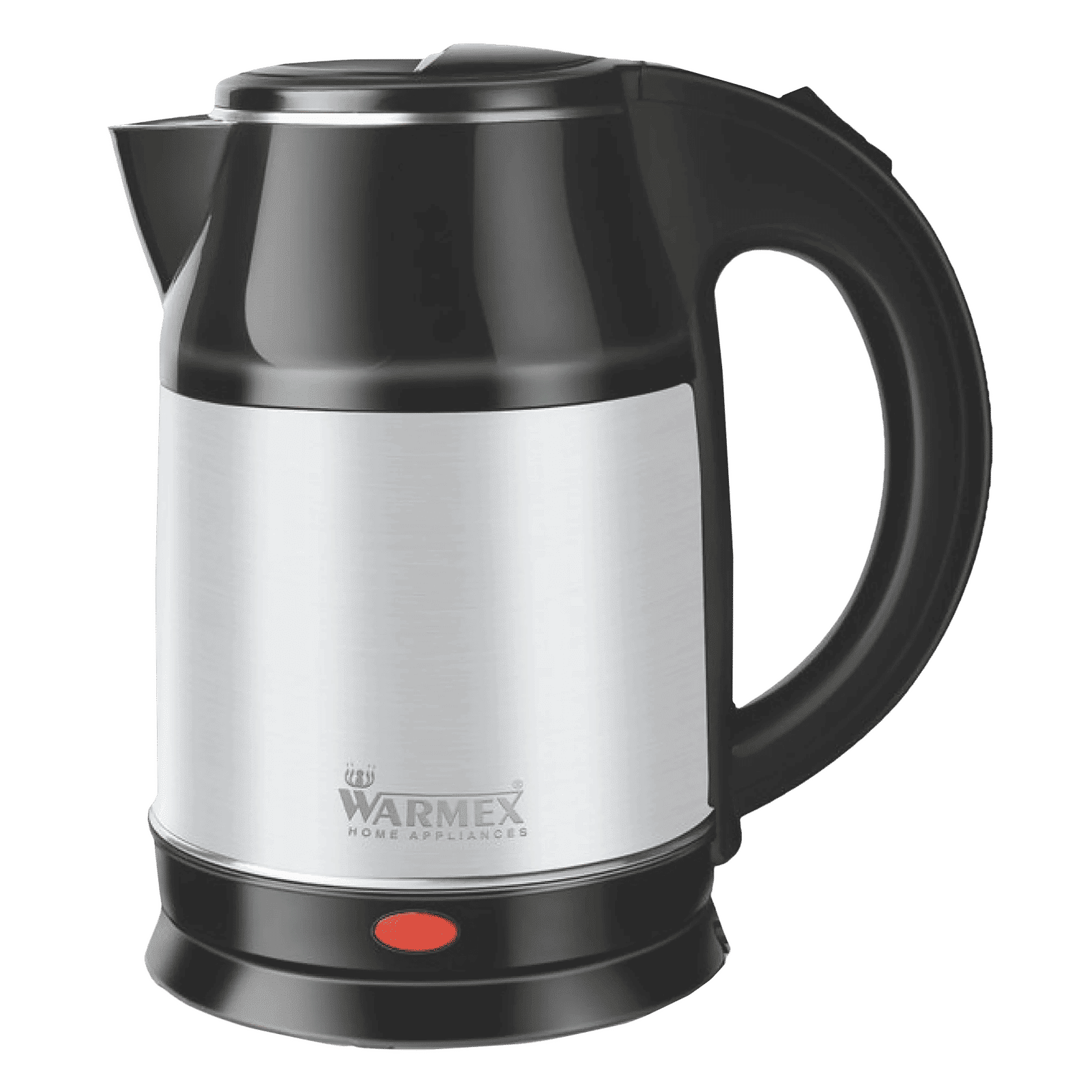 WARMEX Boil & Serve SS 1500 Watt 1.8 Litre Electric Kettle with Auto Shut Off (Black & Silver)_1
