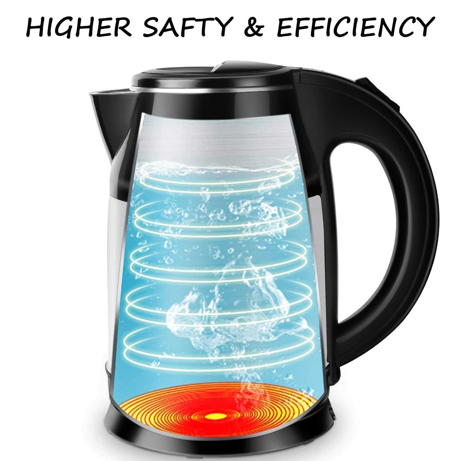WARMEX Boil & Serve SS 1500 Watt 1.8 Litre Electric Kettle with Auto Shut Off (Black & Silver)_9