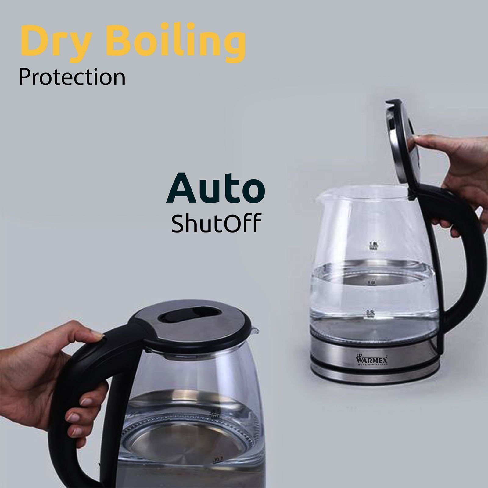 WARMEX 1500 Watt 1.8 Litre Electric Kettle with Auto Shut Off (Metallic)_8