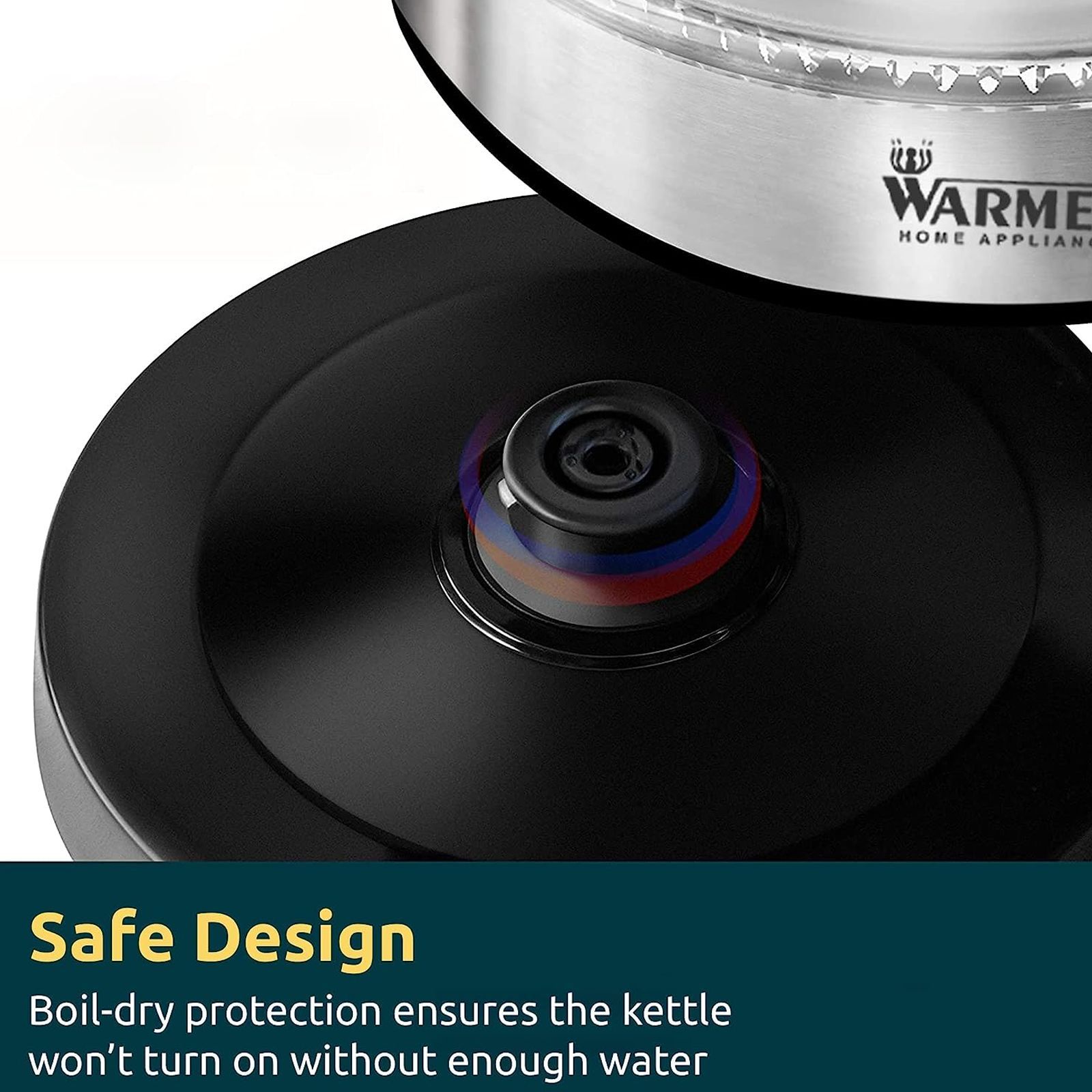 WARMEX 1500 Watt 1.8 Litre Electric Kettle with Auto Shut Off (Metallic)_11