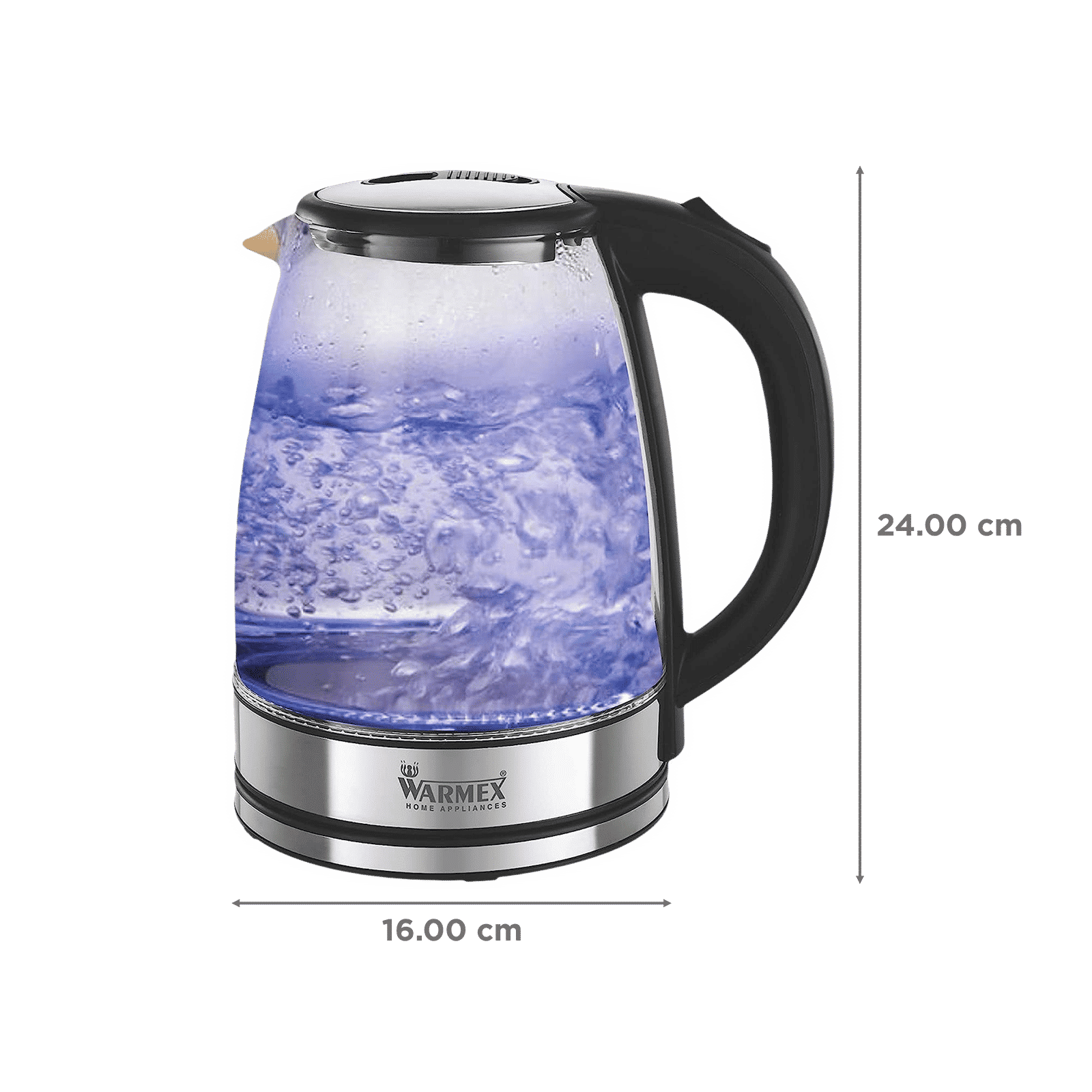 WARMEX 1500 Watt 1.8 Litre Electric Kettle with Auto Shut Off (Metallic)_2