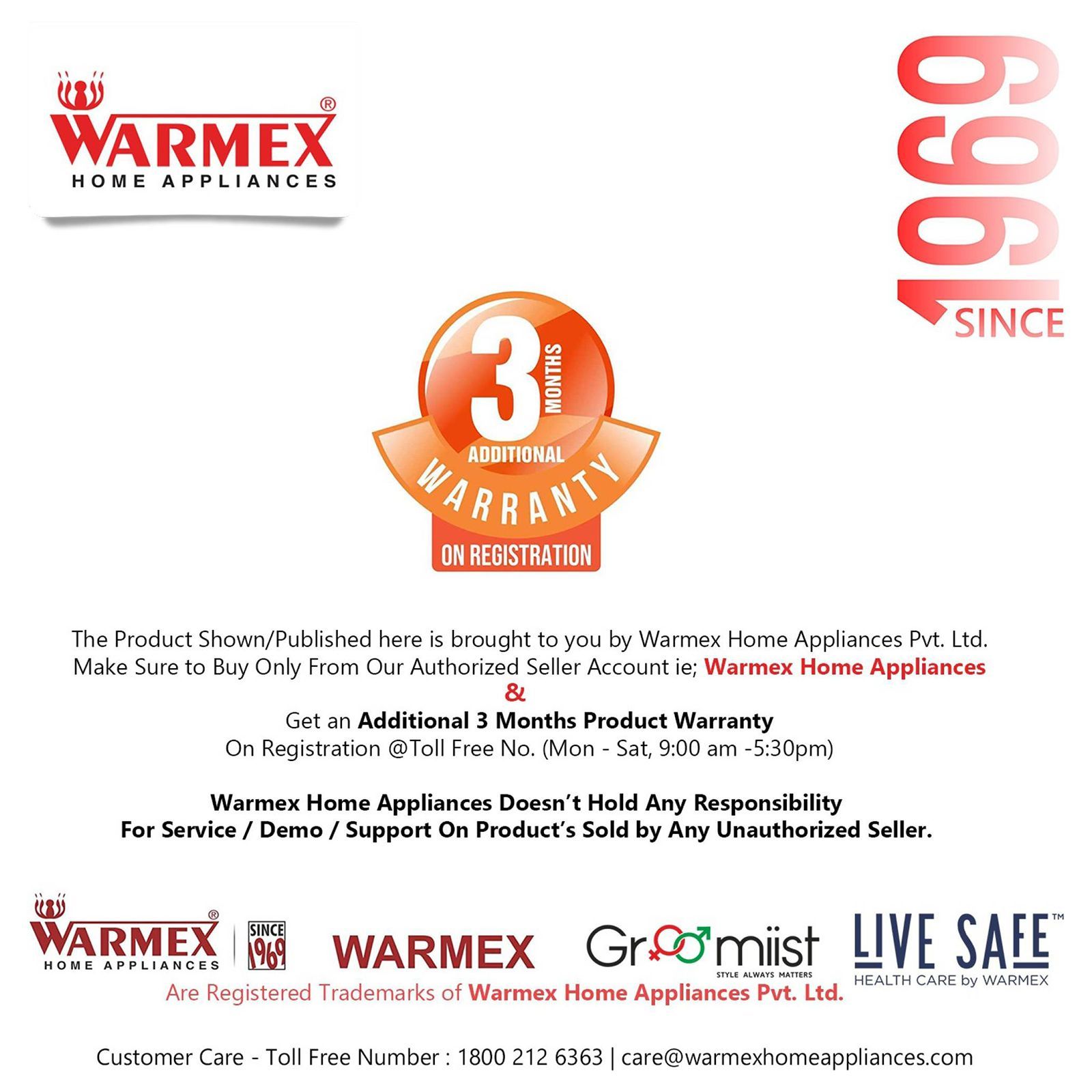 WARMEX Bonjour 2000 Watt 1.2 Litre Electric Kettle with Auto Shut Off (White)_7