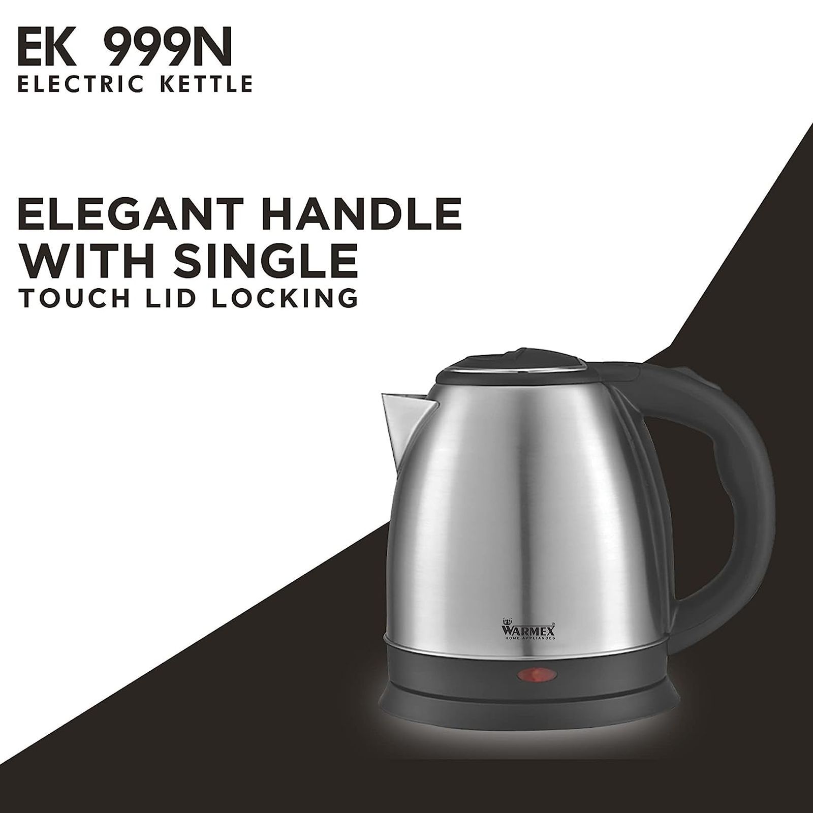 WARMEX EK-999 N 1500 Watt 1.5 Litre Electric Kettle with Fast Boiling (Black & Stainless Steel)_7