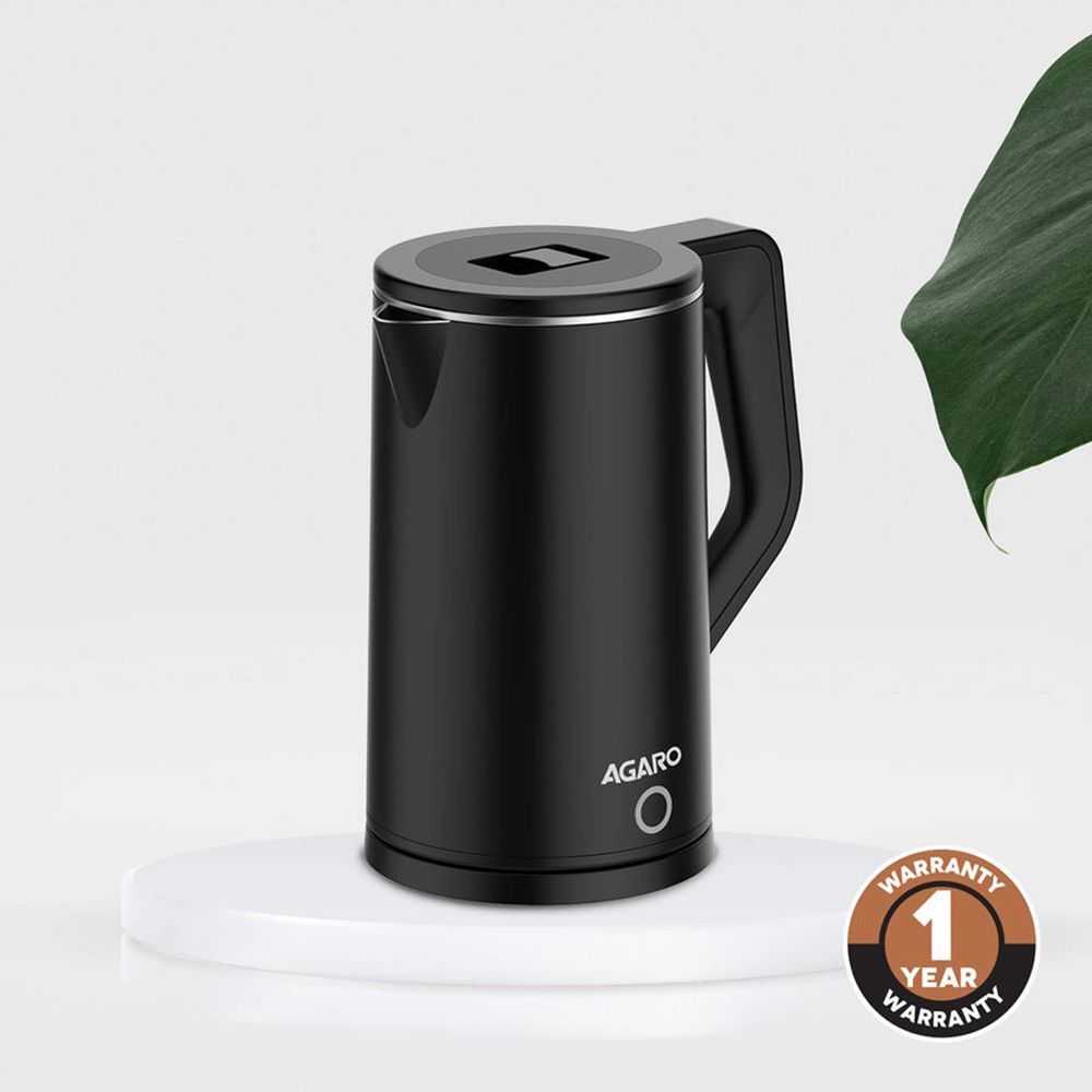 AGARO Elegant 1500 Watt 1.8 Litre Electric Kettle with Auto Shut Off (Black)_8