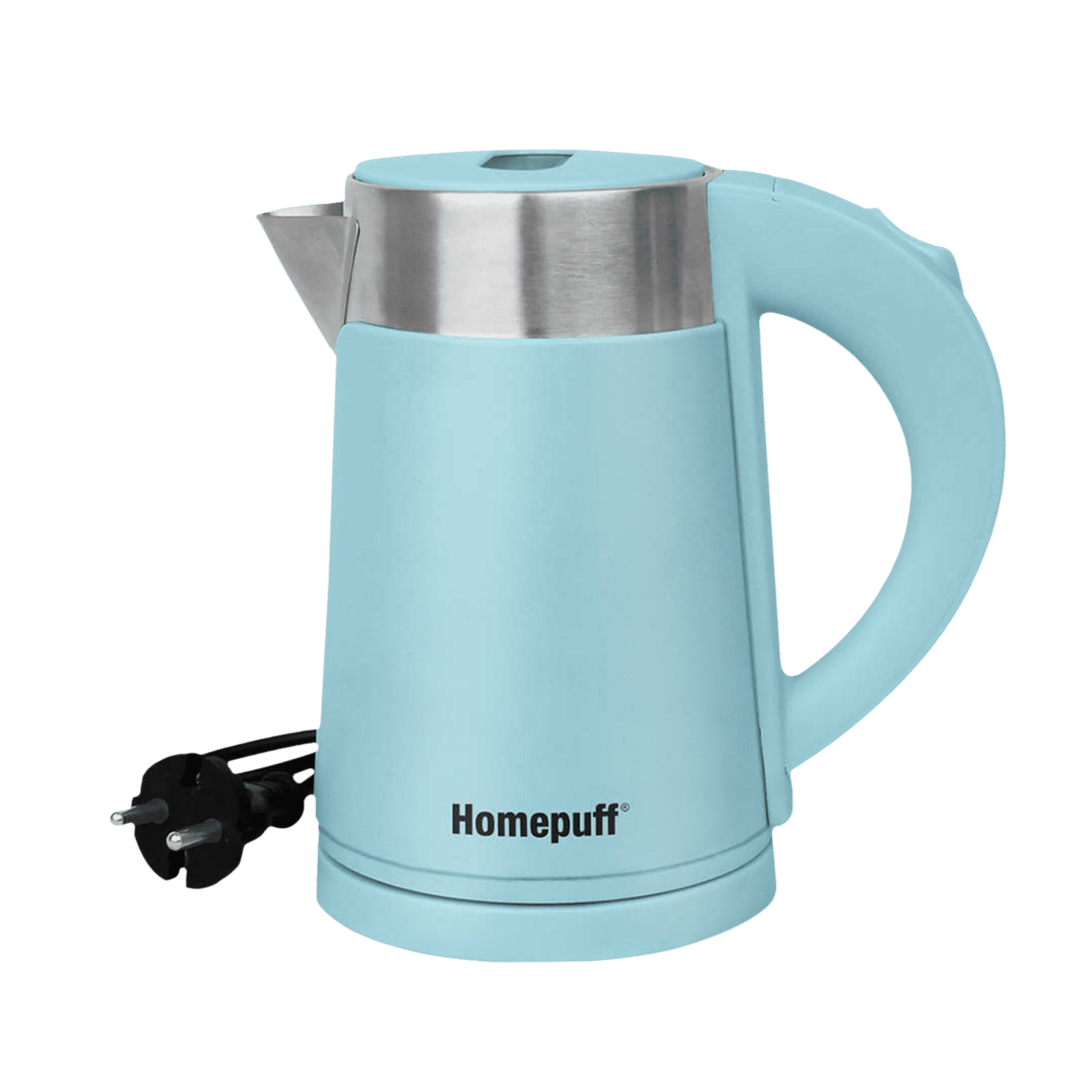 HomePuff H302 1000 Watt 0.7 Litre Electric Kettle with 360 Degree Rotation Base (Blue) HomePuff H302 1000 Watt 0.7 Litre Electric Kettle with 360 Degree Rotation Base (Blue)_1