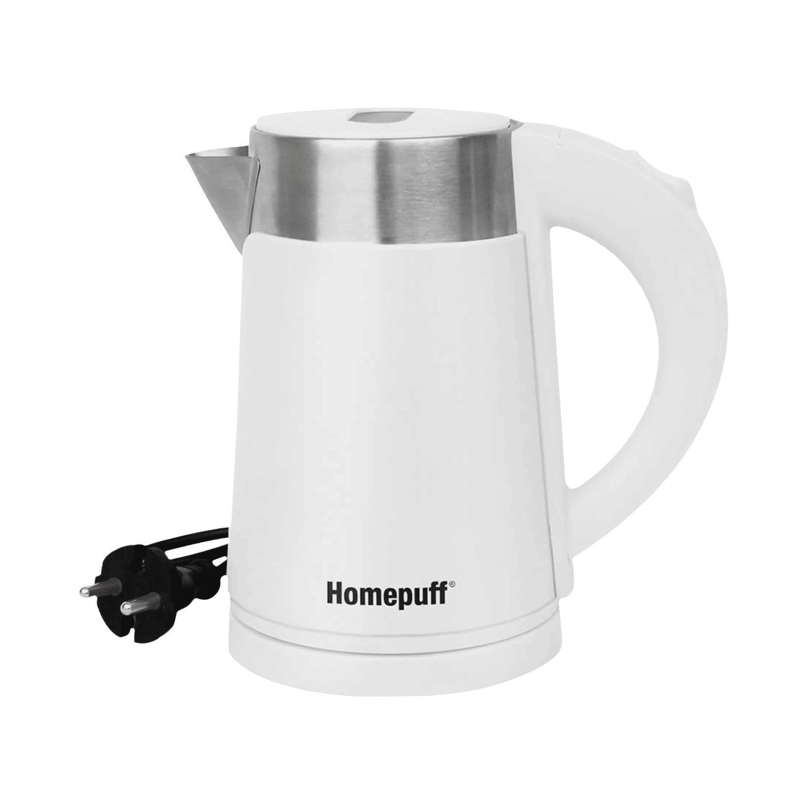 HomePuff 1000 Watt 0.7 Litre Electric Kettle with 360 Degree Rotation Base (White) HomePuff 1000 Watt 0.7 Litre Electric Kettle with 360 Degree Rotation Base (White)_1