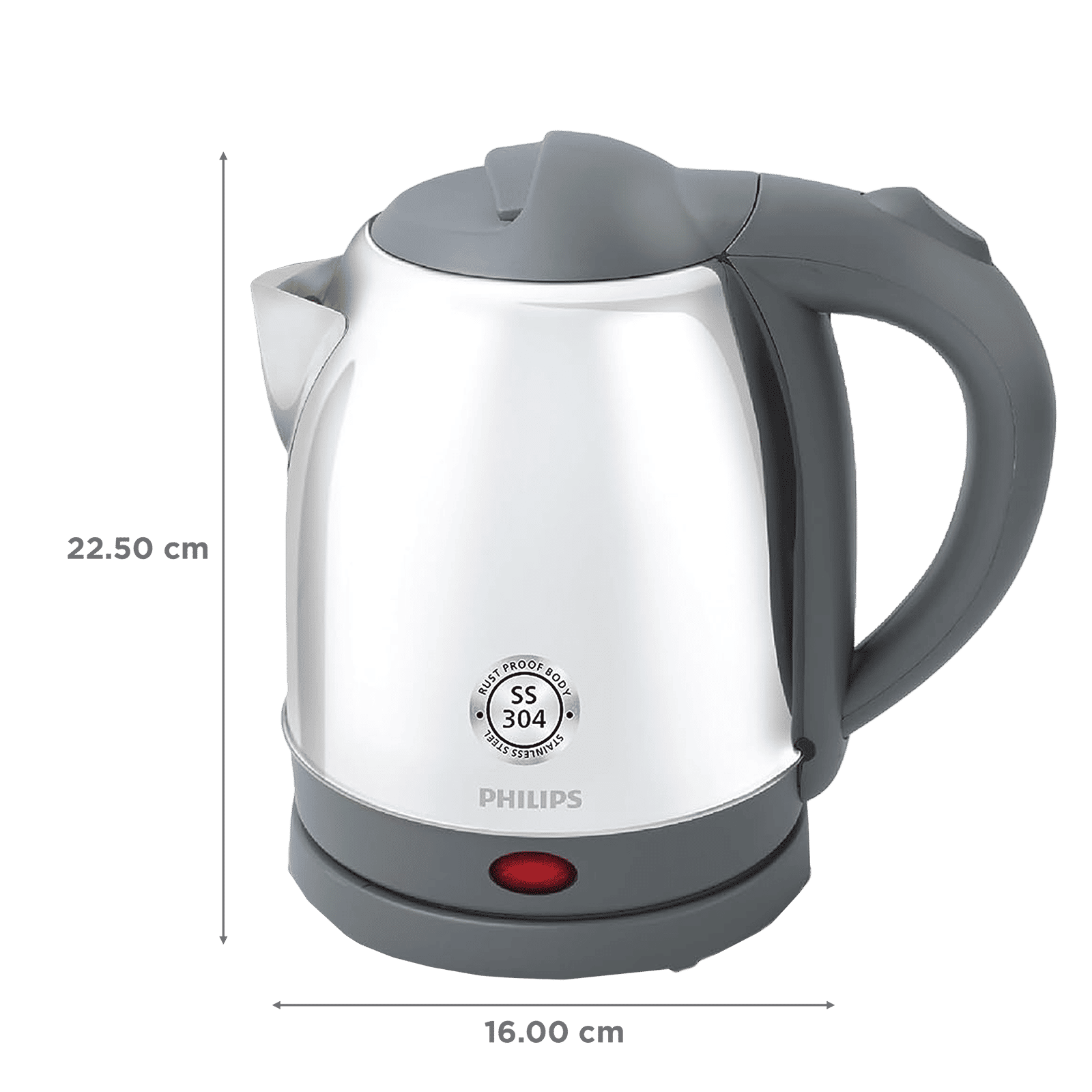 PHILIPS HD9363/02 1300 Watt 1.2 Litre Electric Kettle with Triple Safe Auto Cut Off (Grey)_2