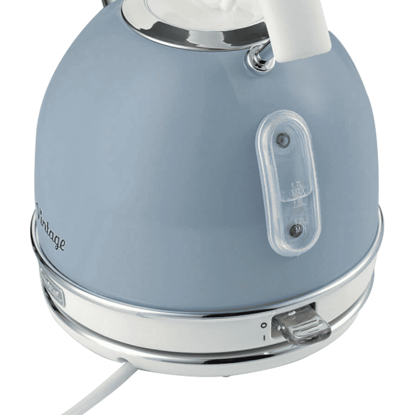 Ariete Vintage Dome 2000 Watt 1.7 Litre Electric Kettle with 360 Degree Rotating Base (Blue)_3