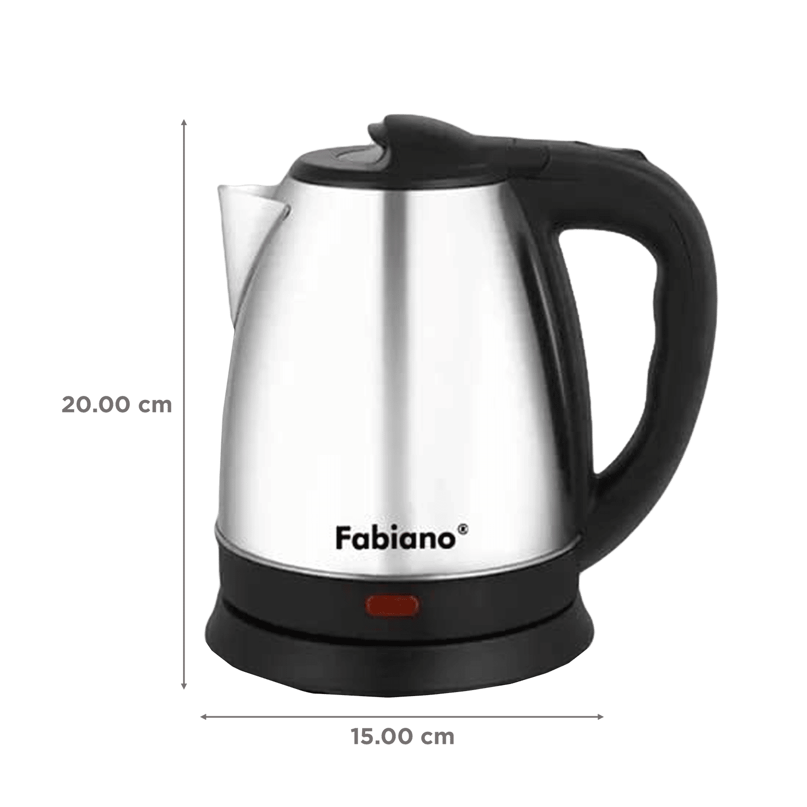 Fabiano E-15 1500 Watt 1.5 Litre Electric Kettle with Cool Touch Handle (Silver) Fabiano E-15 1500 Watt 1.5 Litre Electric Kettle with Cool Touch Handle (Silver)_2