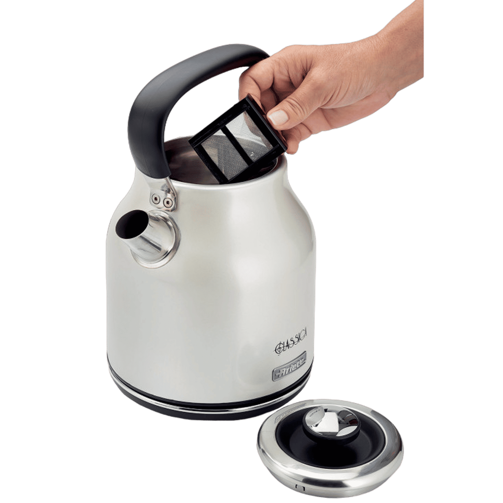 Ariete Classica 2000 Watt 1.7 Litre Electric Kettle with Auto Shut Off Function (Pearl) _4