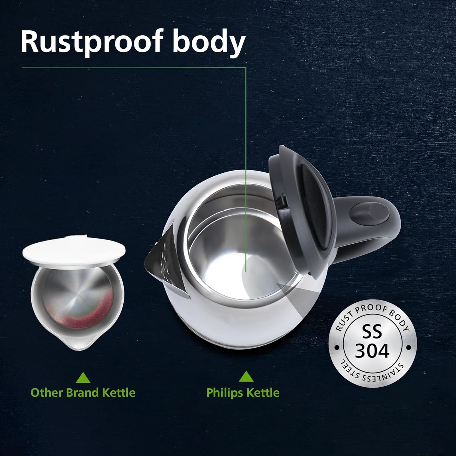 PHILIPS HD9373/00 1500 Watt 1.5 Litre Electric Kettle with Concealed Heating Element (Black)_7