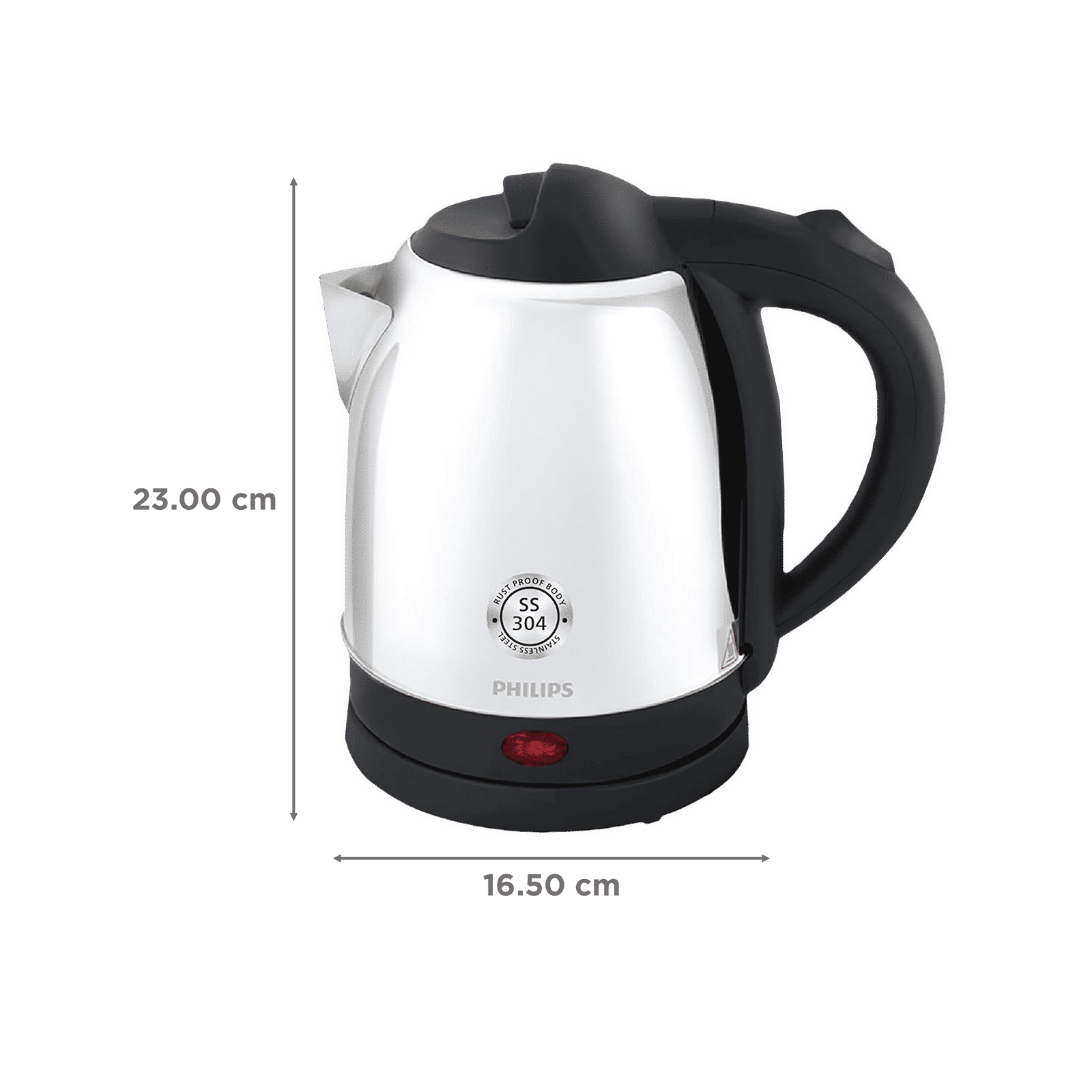 PHILIPS HD9373/00 1500 Watt 1.5 Litre Electric Kettle with Concealed Heating Element (Black)_2