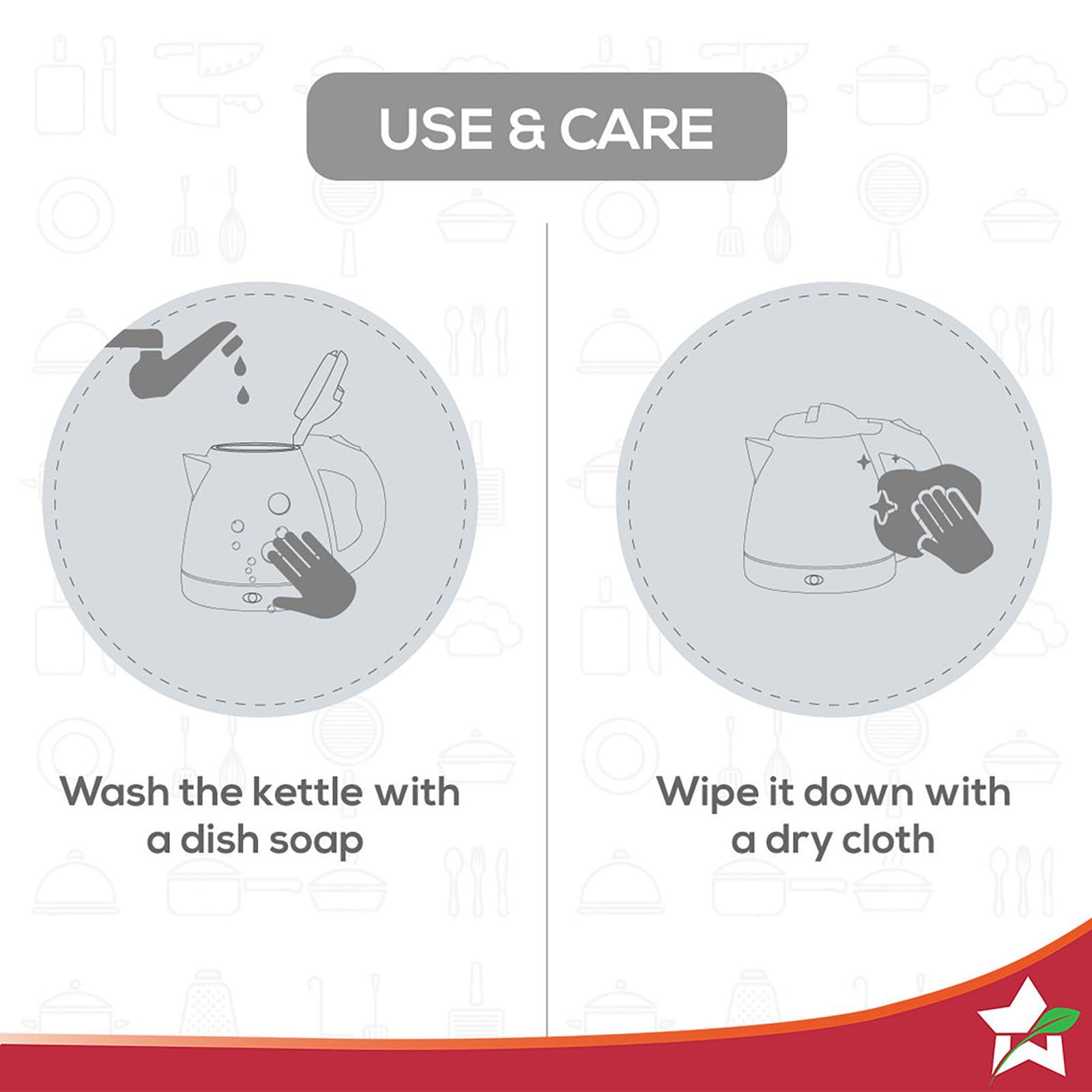 WONDERCHEF Crescent 1800 Watt 1.8 Litre Electric Kettle with Safety Locking Lid (Silver)_14