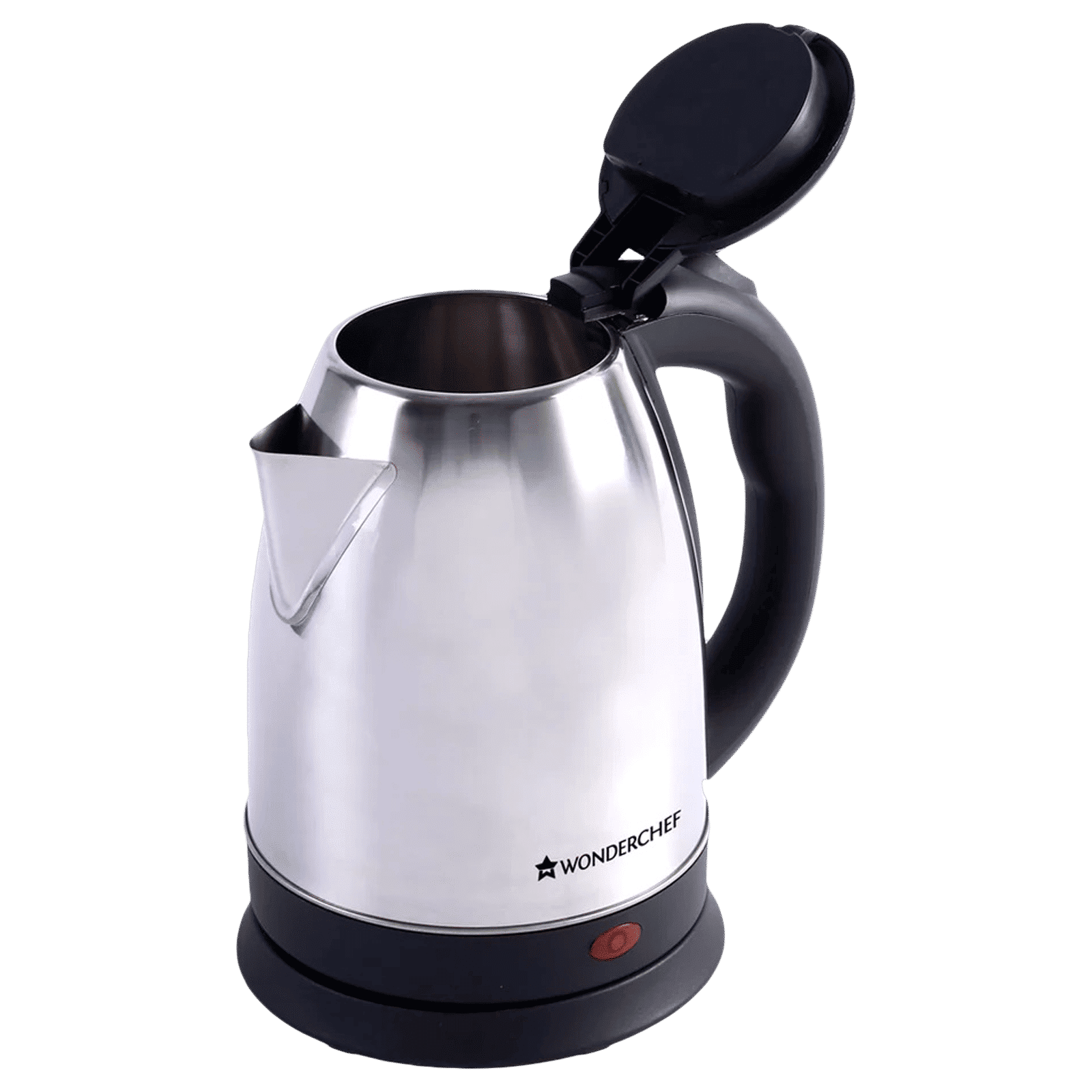 WONDERCHEF Crescent 1800 Watt 1.8 Litre Electric Kettle with Safety Locking Lid (Silver)_5