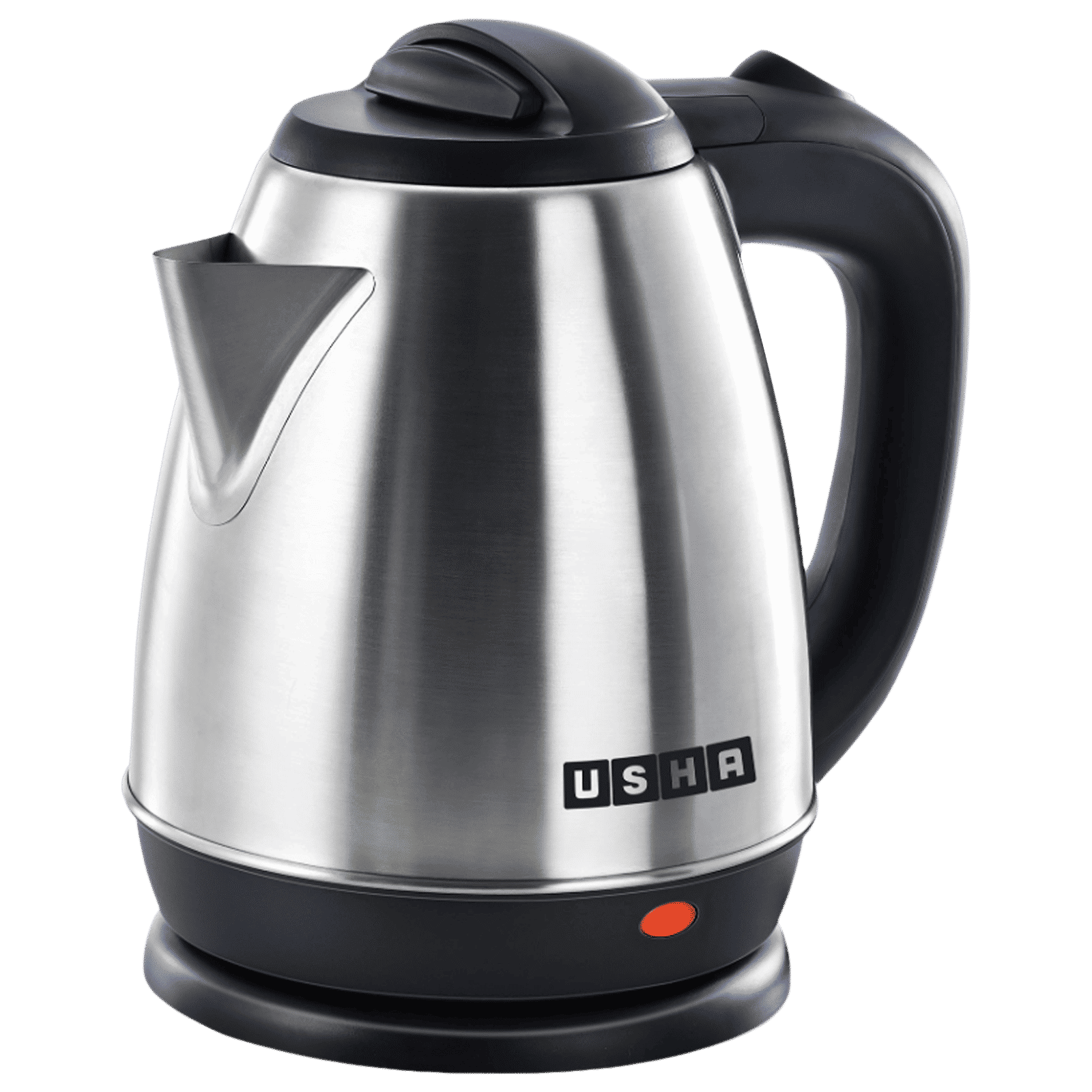 USHA SS 1200 Watt 1.5 Litre Electric Kettle with Powder Coated Finish Body (Silver Black)_1