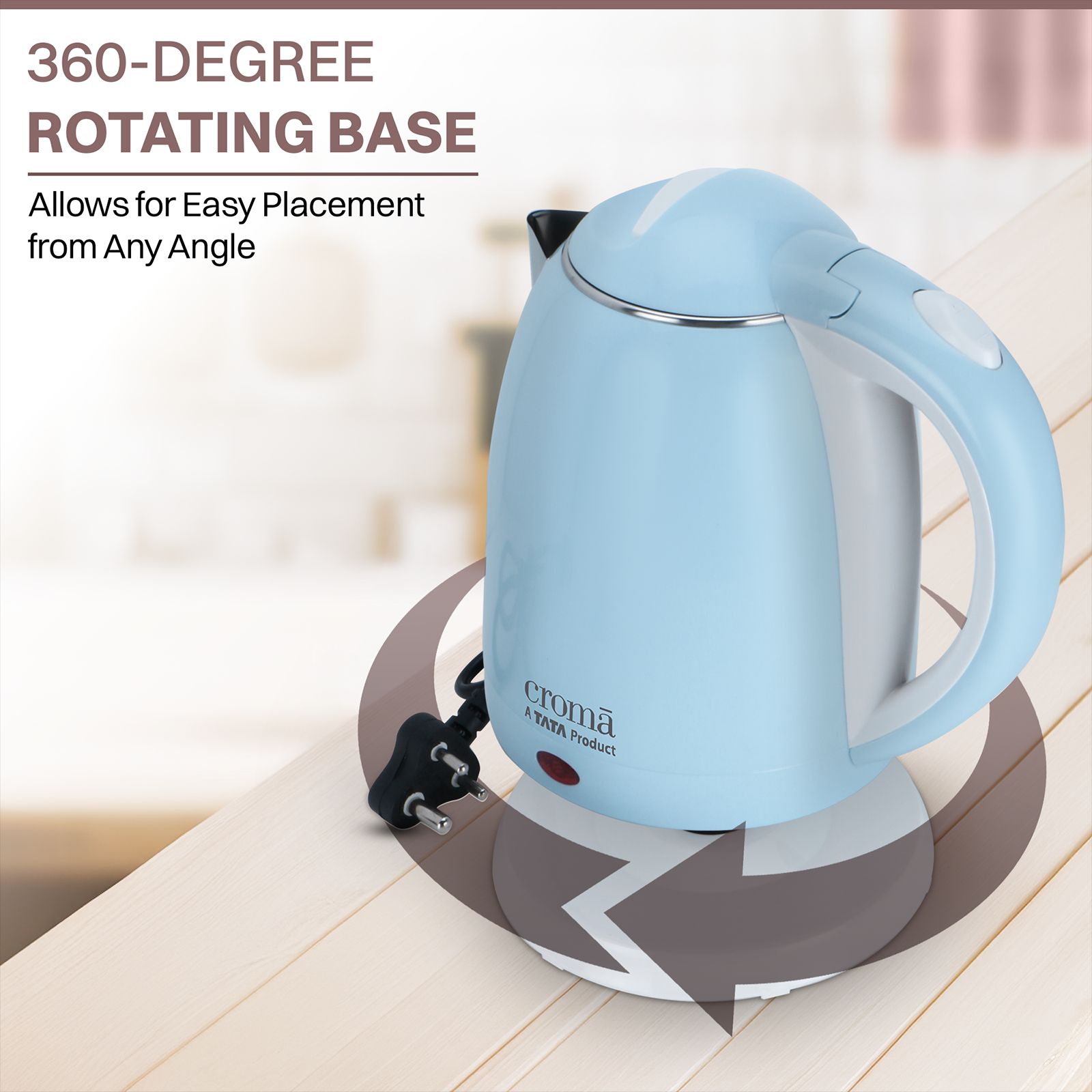 Croma 1500 Watt 1.8 Litre Electric Kettle with Overload Protection (Blue) Croma 1500 Watt 1.8 Litre Electric Kettle with Overload Protection (Blue)_11